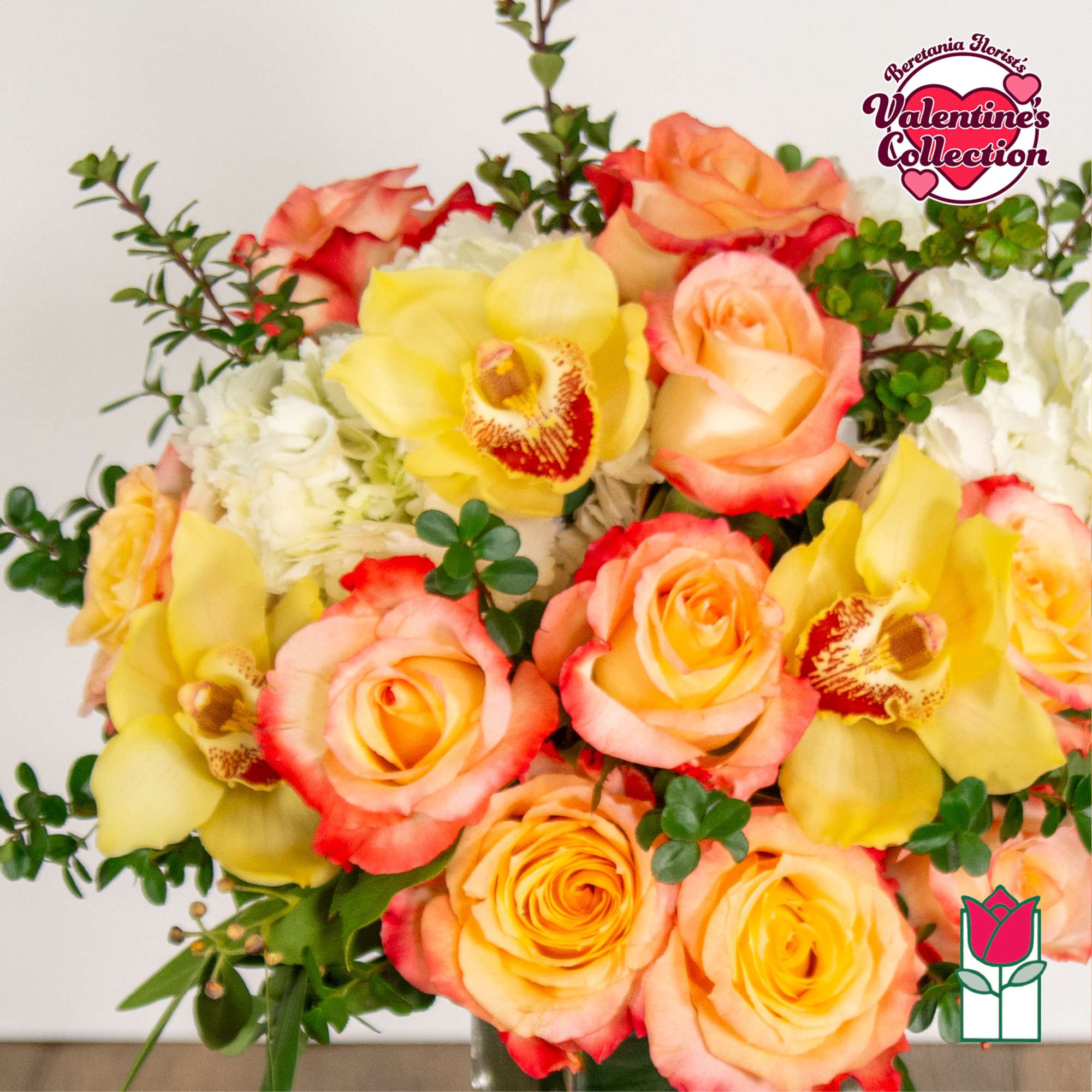 Elevate your space with the Beretania Florist Compact Bouquet, a charming floral