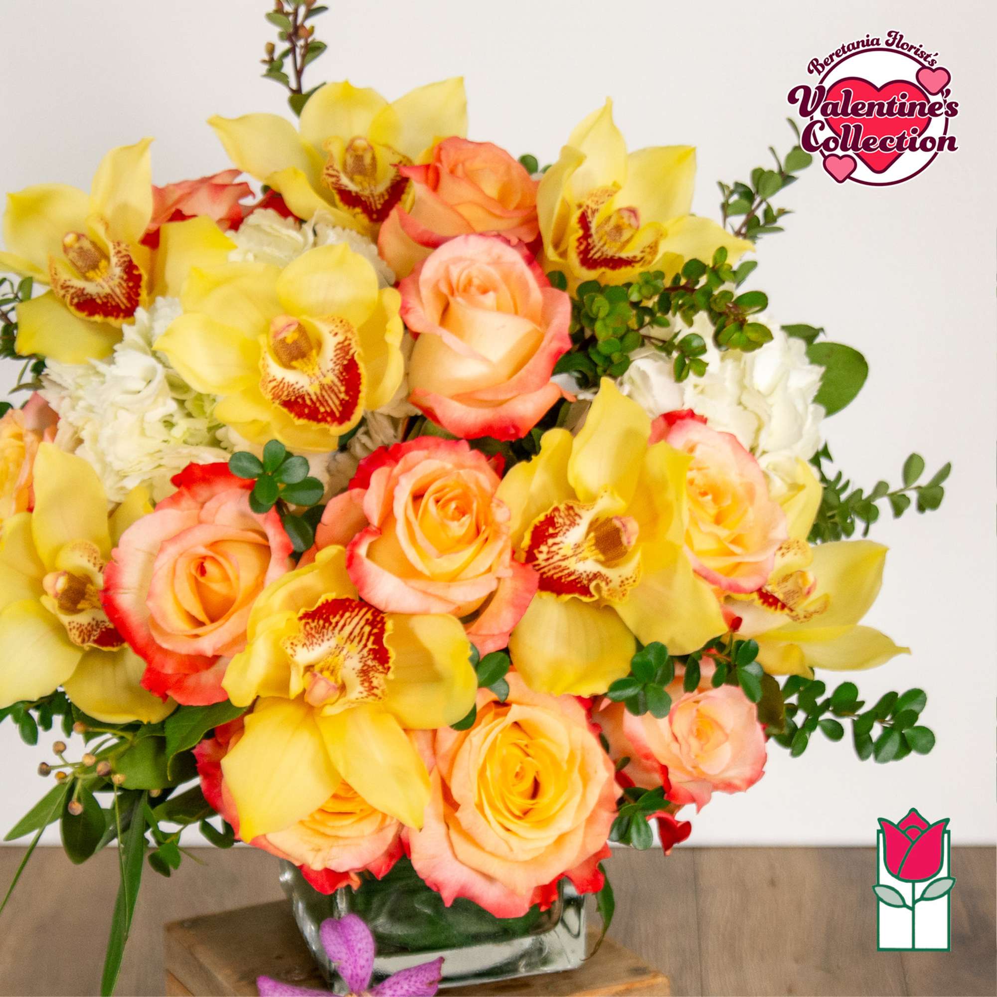 Elevate your space with the Beretania Florist Compact Bouquet, a charming floral