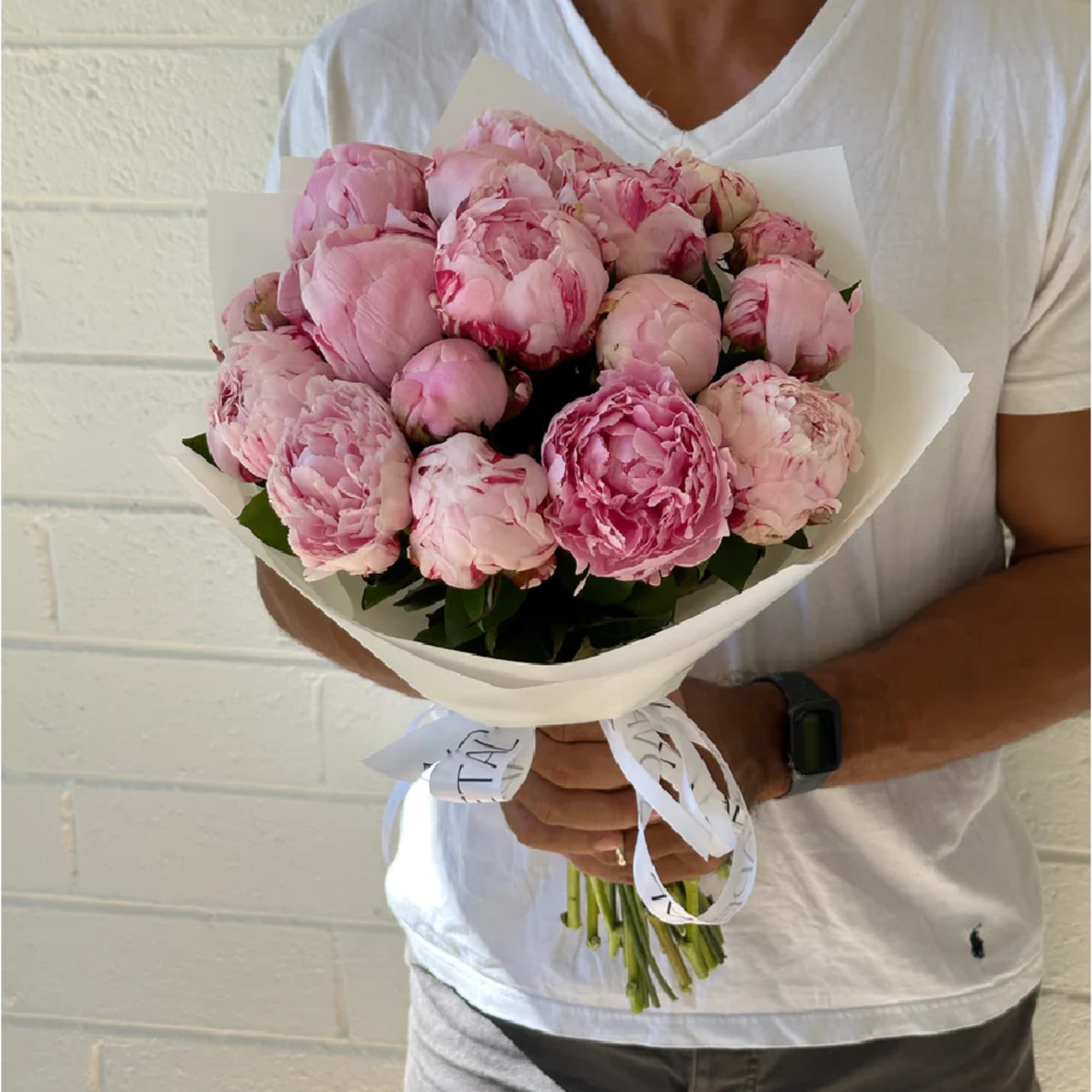 Experience luxury and elegance with our Bountiful Peony Bouquet, featuring ONLY premium