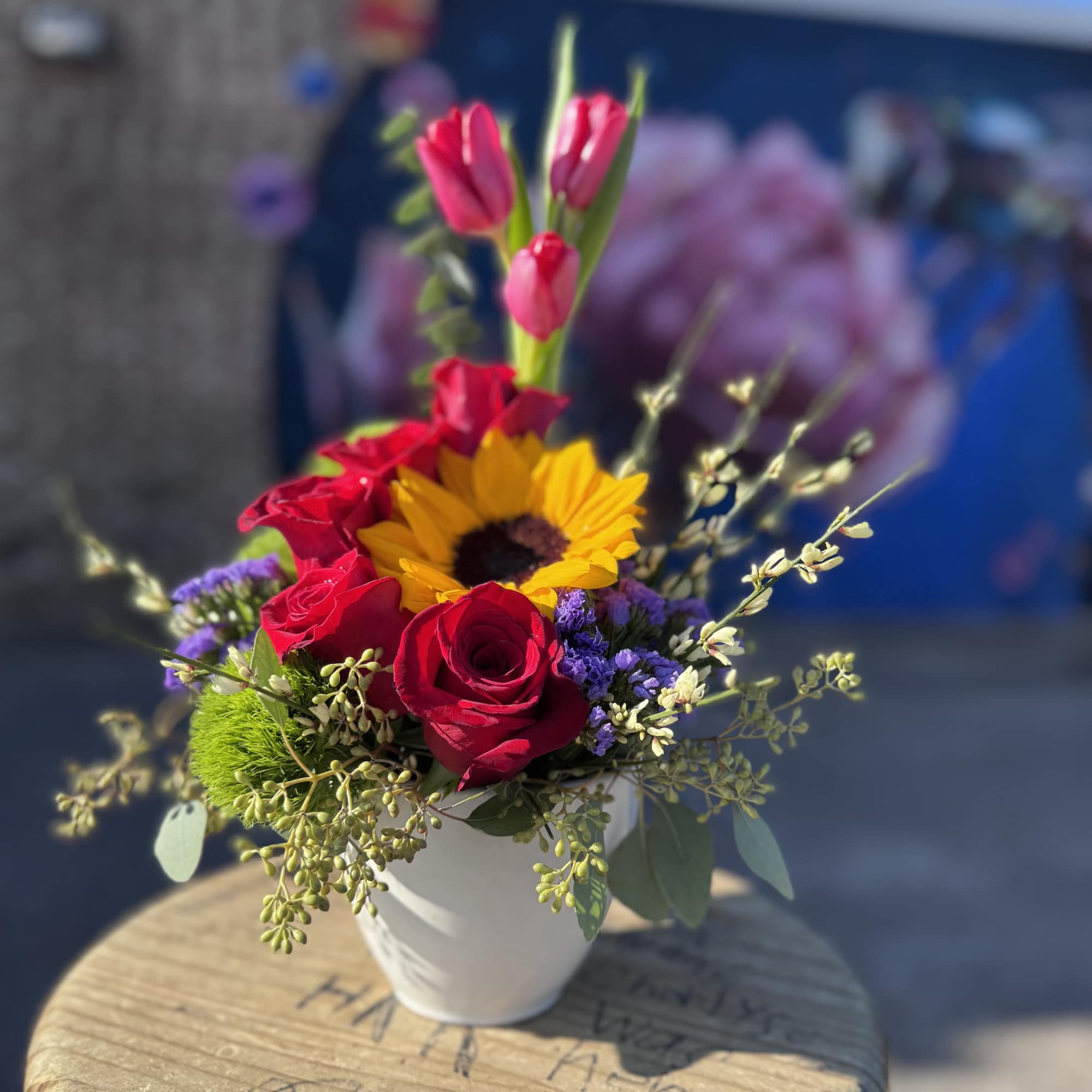 Show stopper bold, radiant, and impossible to ignore, Kissed by the Sun