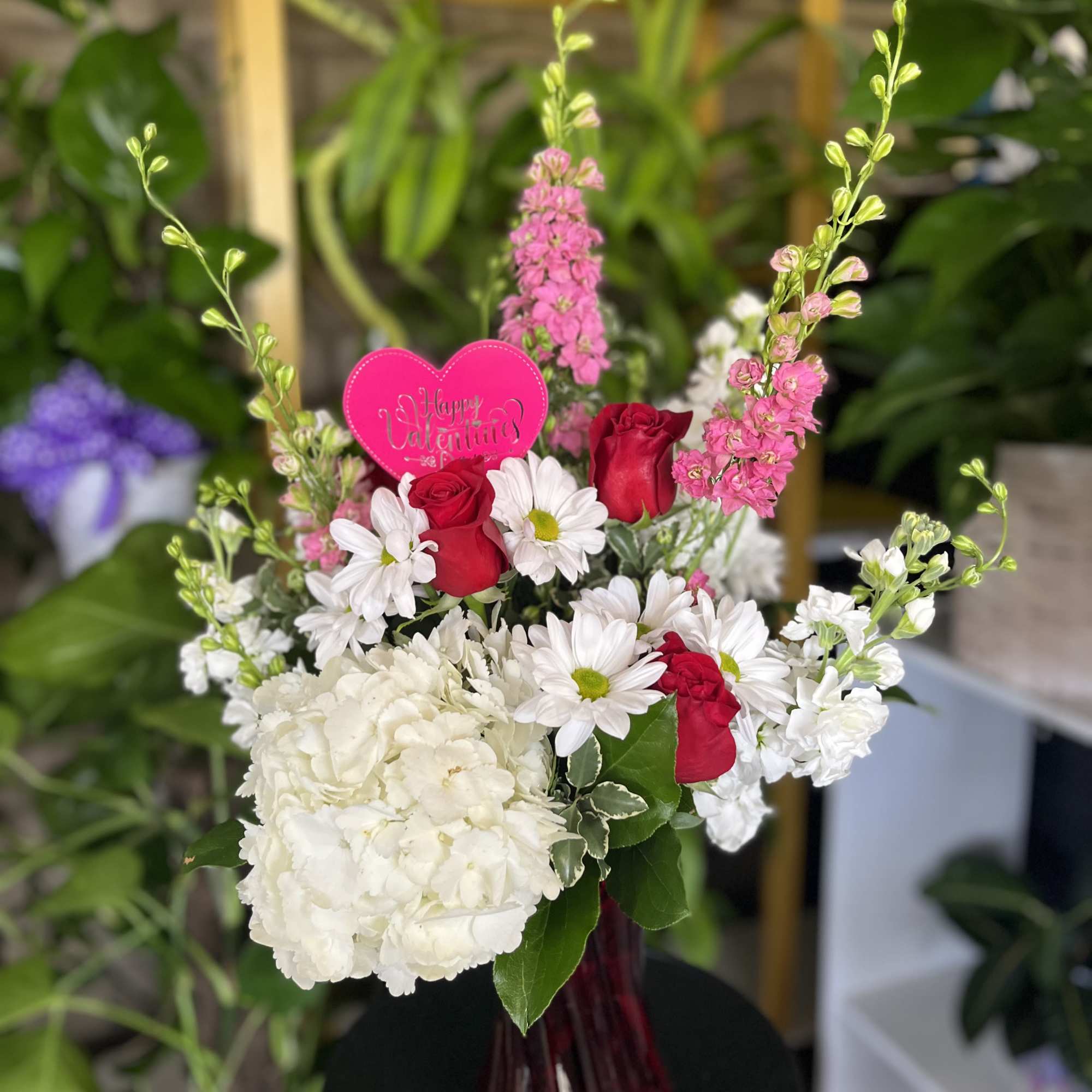 Fresh flowers in vase 