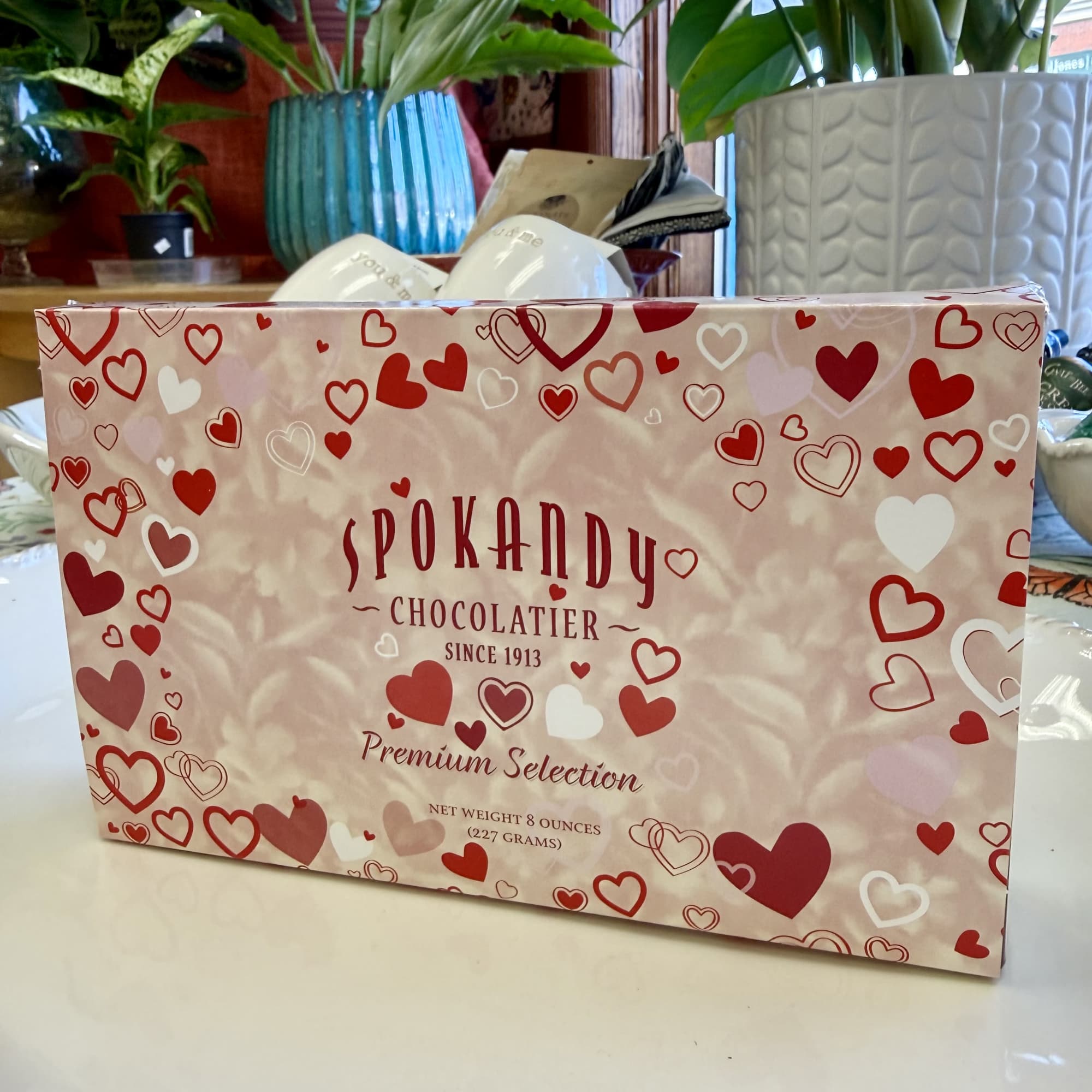 Add a sweet treat to your floral arrangement. These chocolates are sure