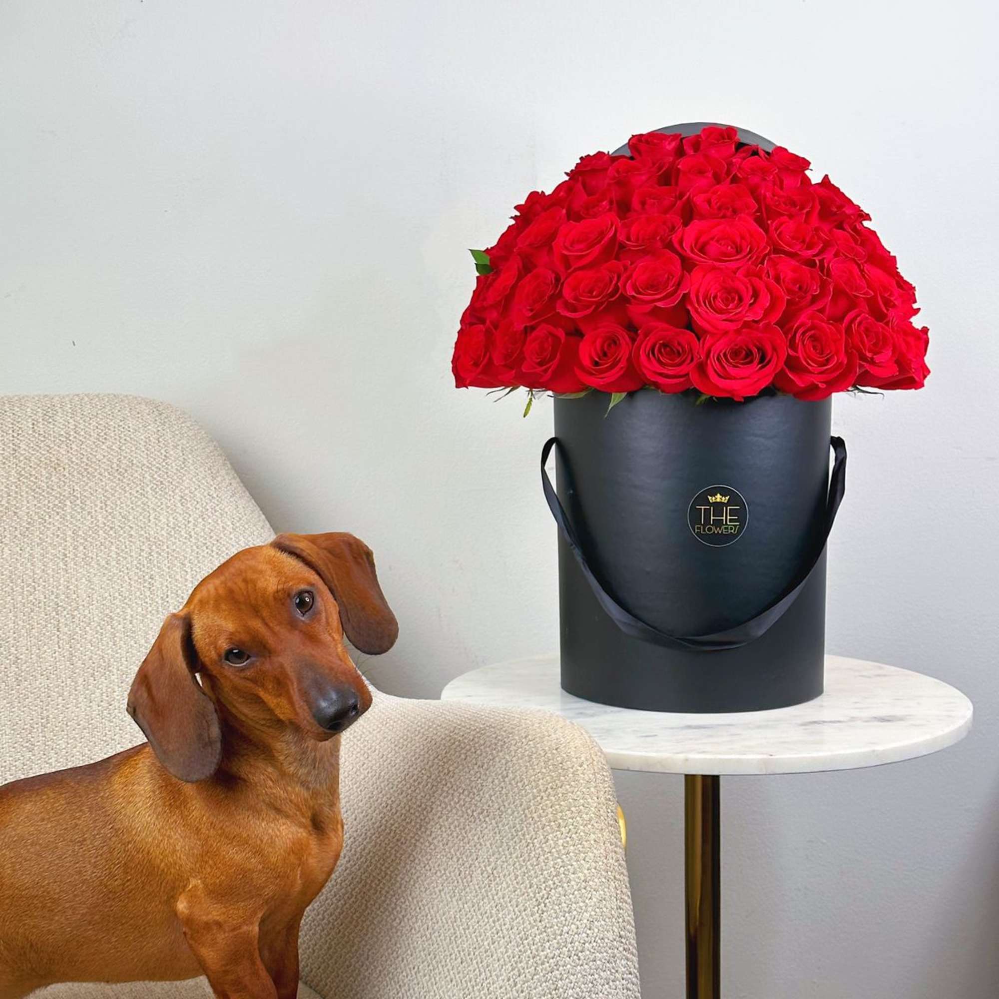 50 Red roses are such a classic. In the box they give