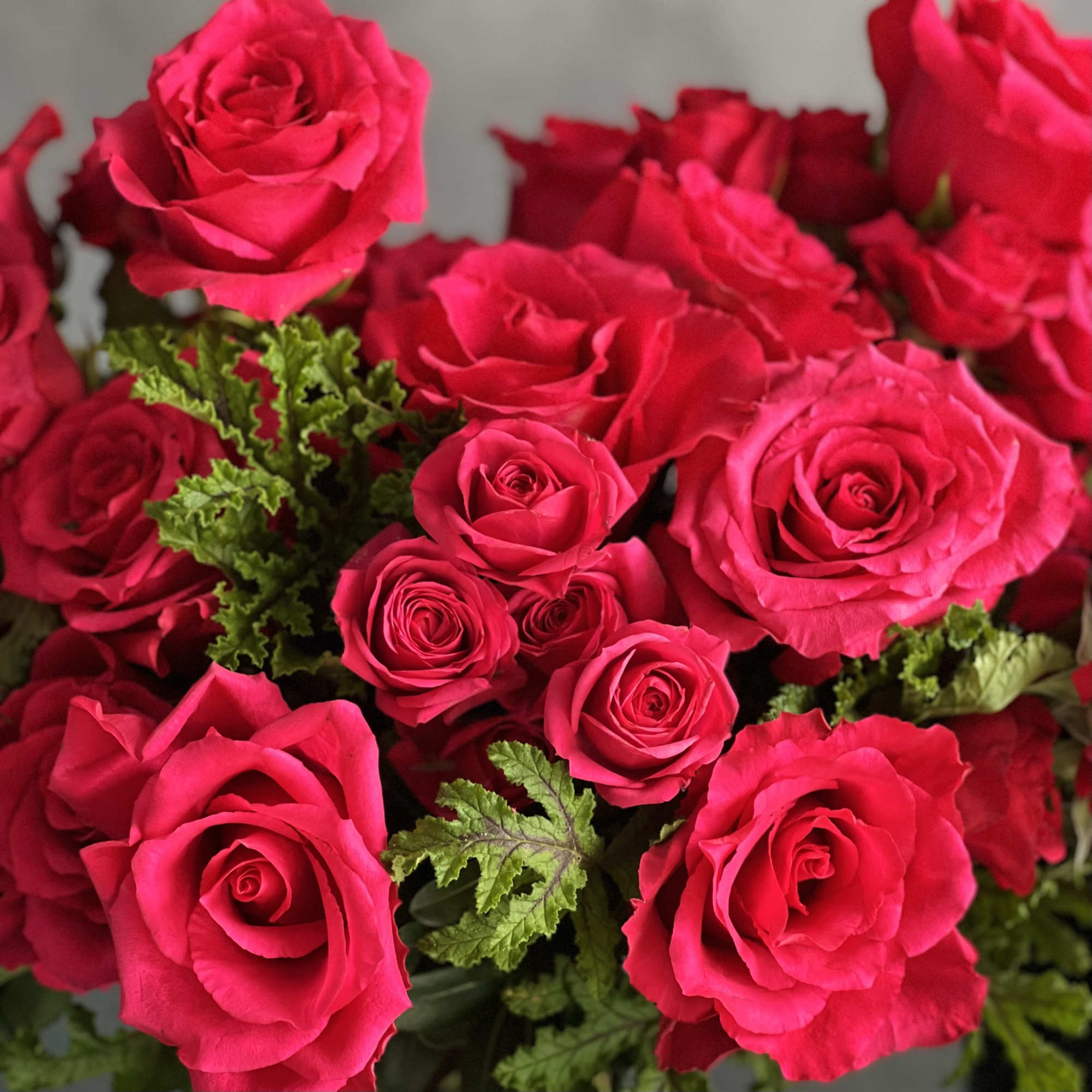 Delight in the luxurious and feminine beauty of our exquisite floral arrangement