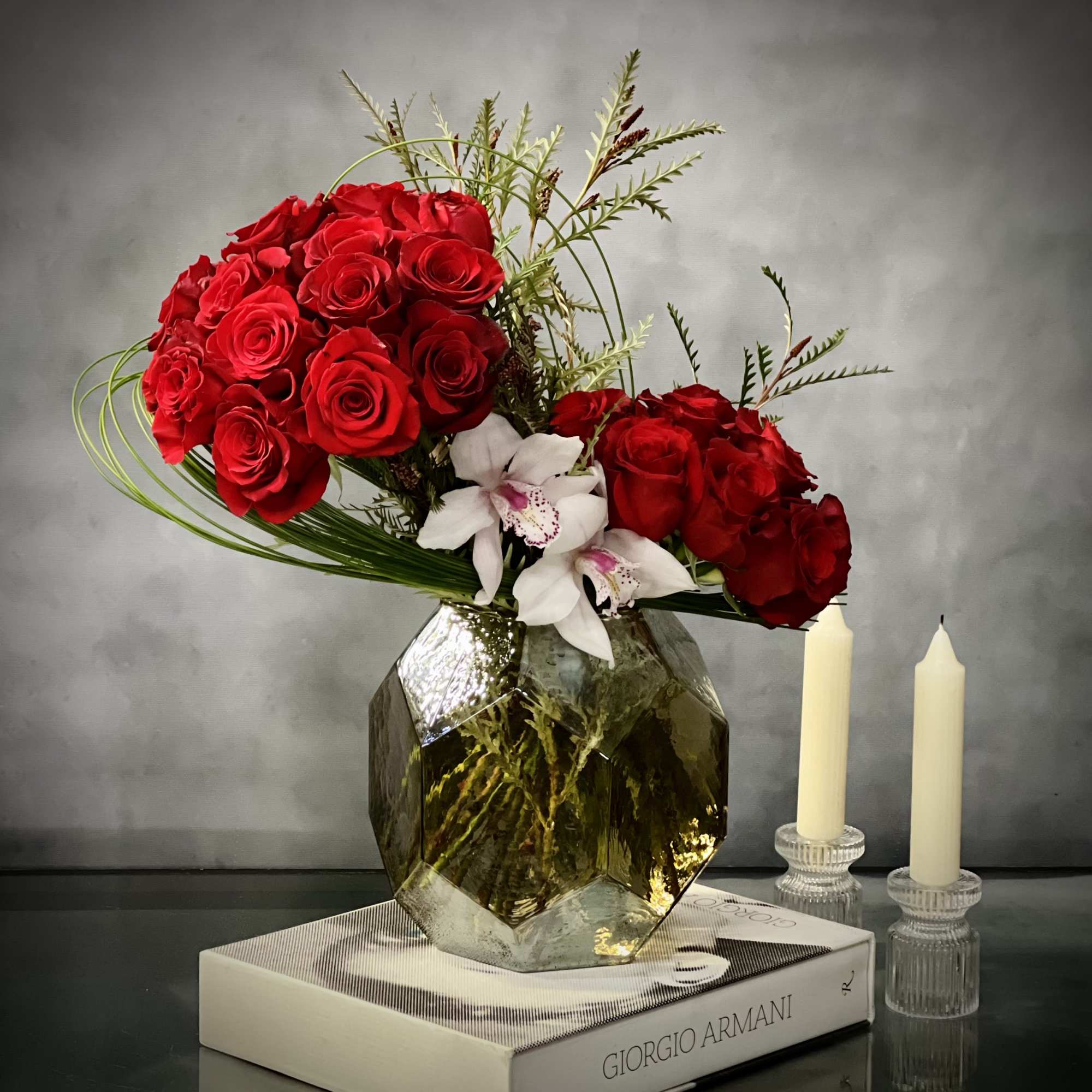  Our "Rosalicious" is just in time !  A beautiful arrangement