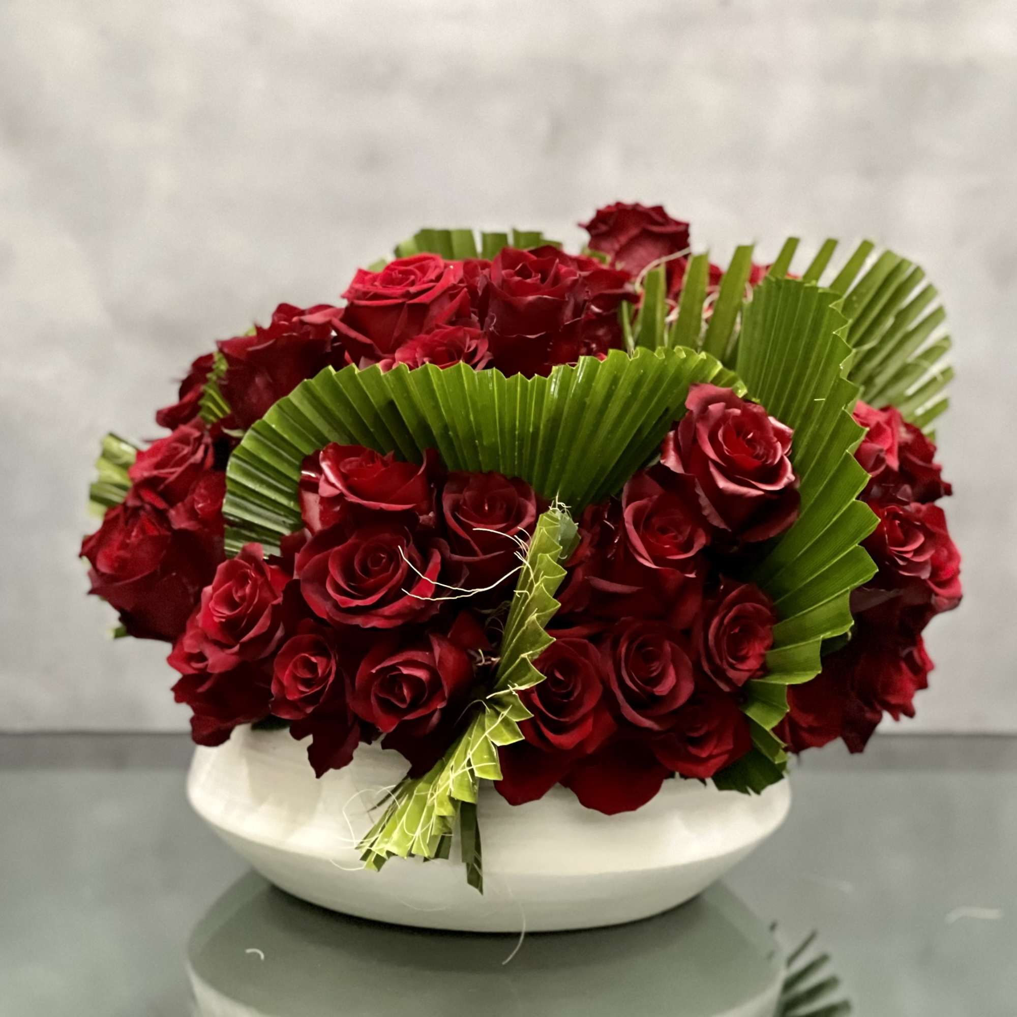 Beverly Hills Florist presents this Rich arrangement for same day delivery! A