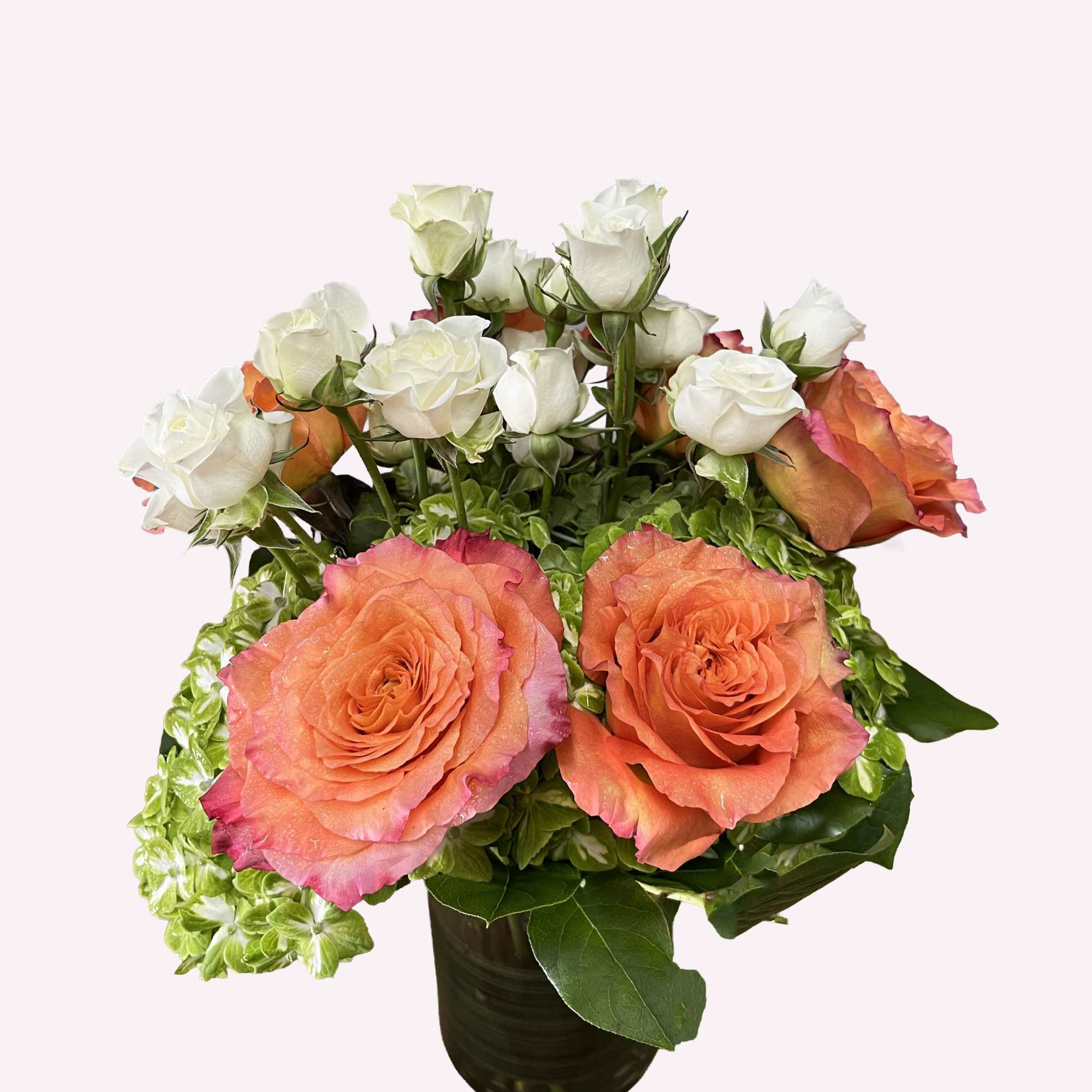 A delightful version of one of our most popular vase arrangements, featuring