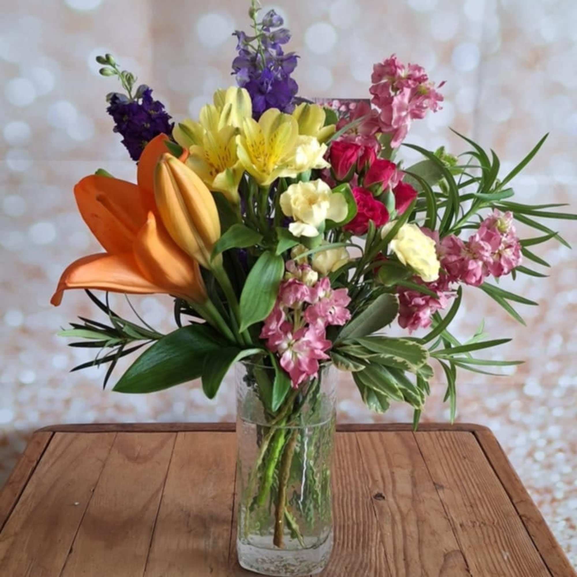 Show her how happy you are to have her in your life.