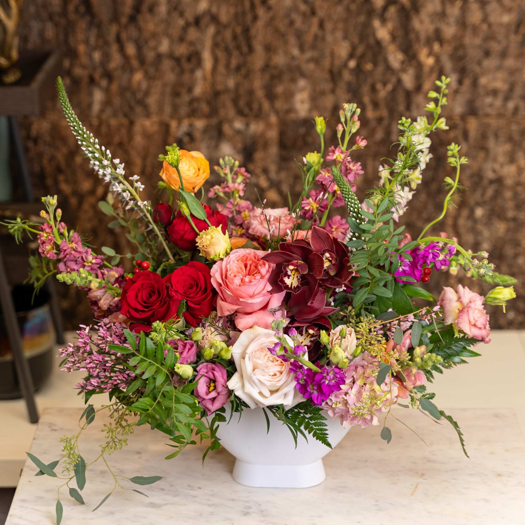 Declare your devotion this Valentine's Day with "Lovestruck," a captivating arrangement that