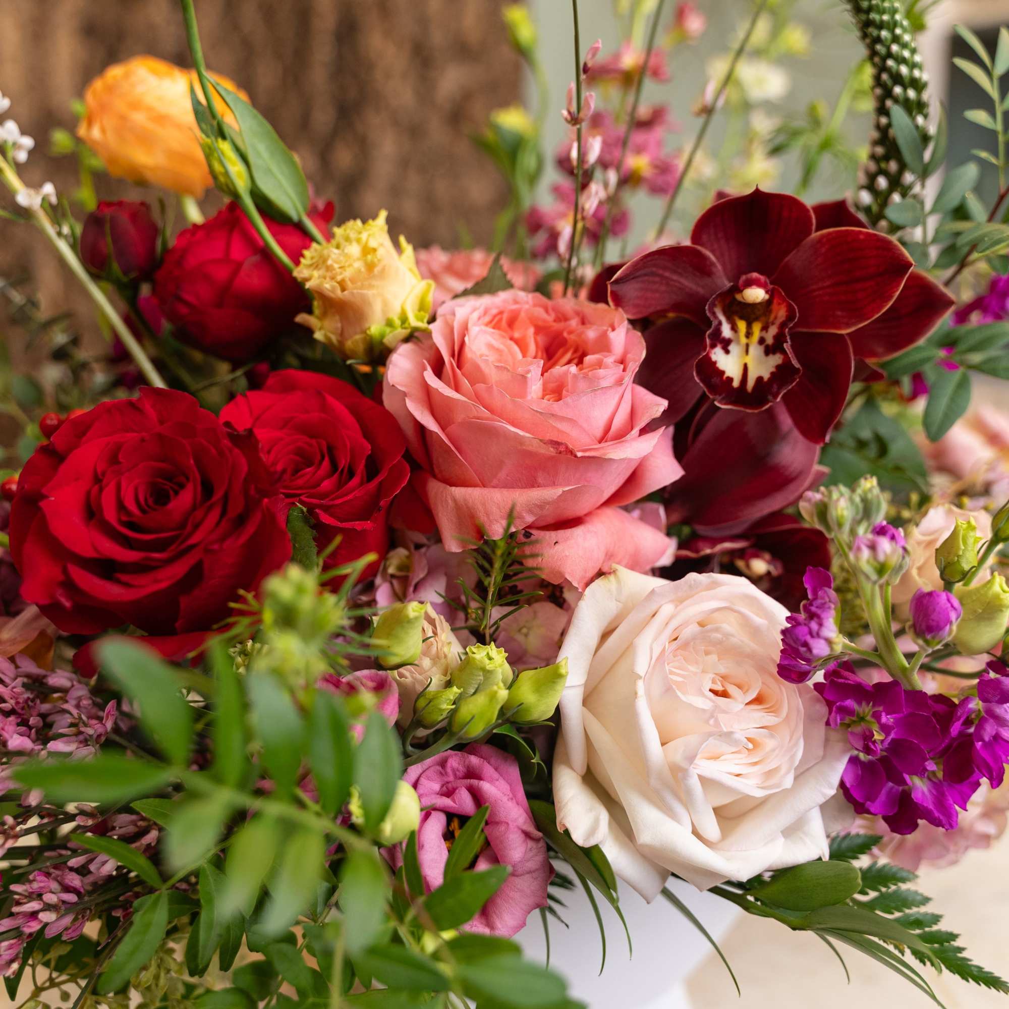 Declare your devotion this Valentine's Day with "Lovestruck," a captivating arrangement that