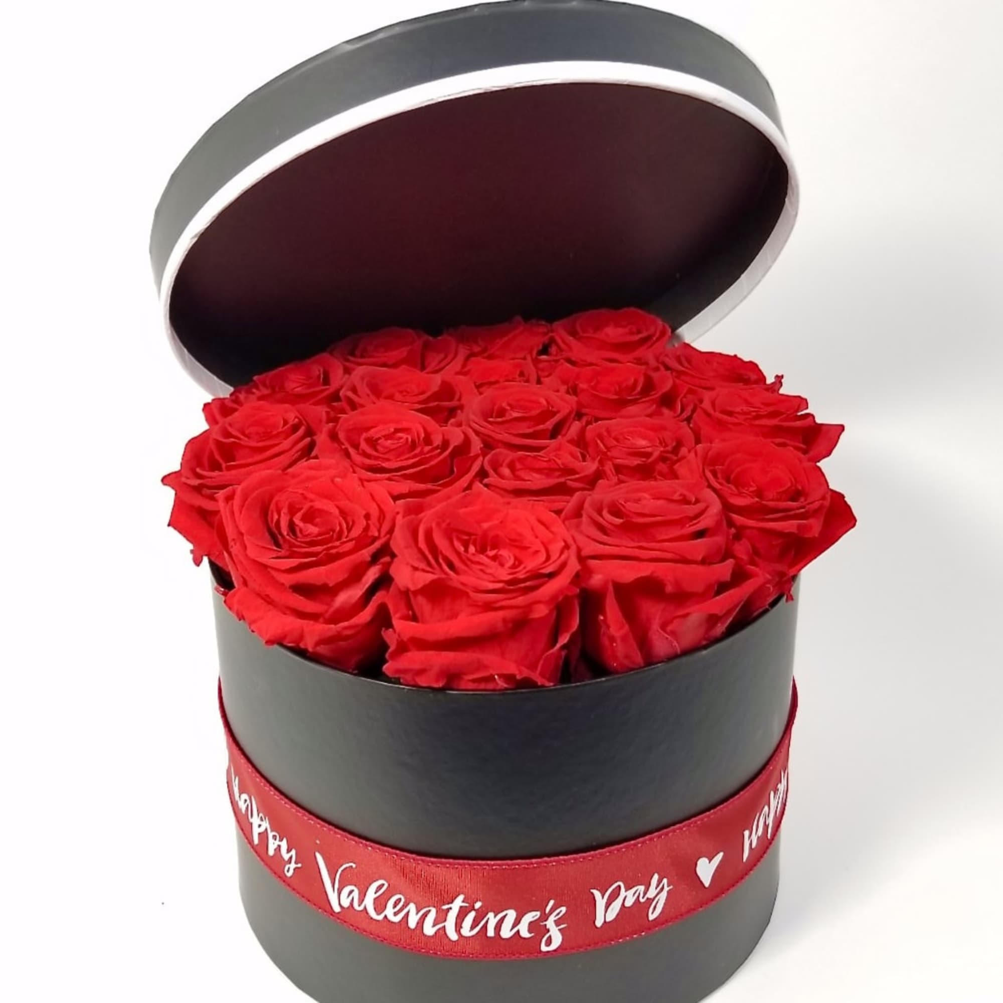 12, 18, or 24 Preserved Red Roses in a Box to Last