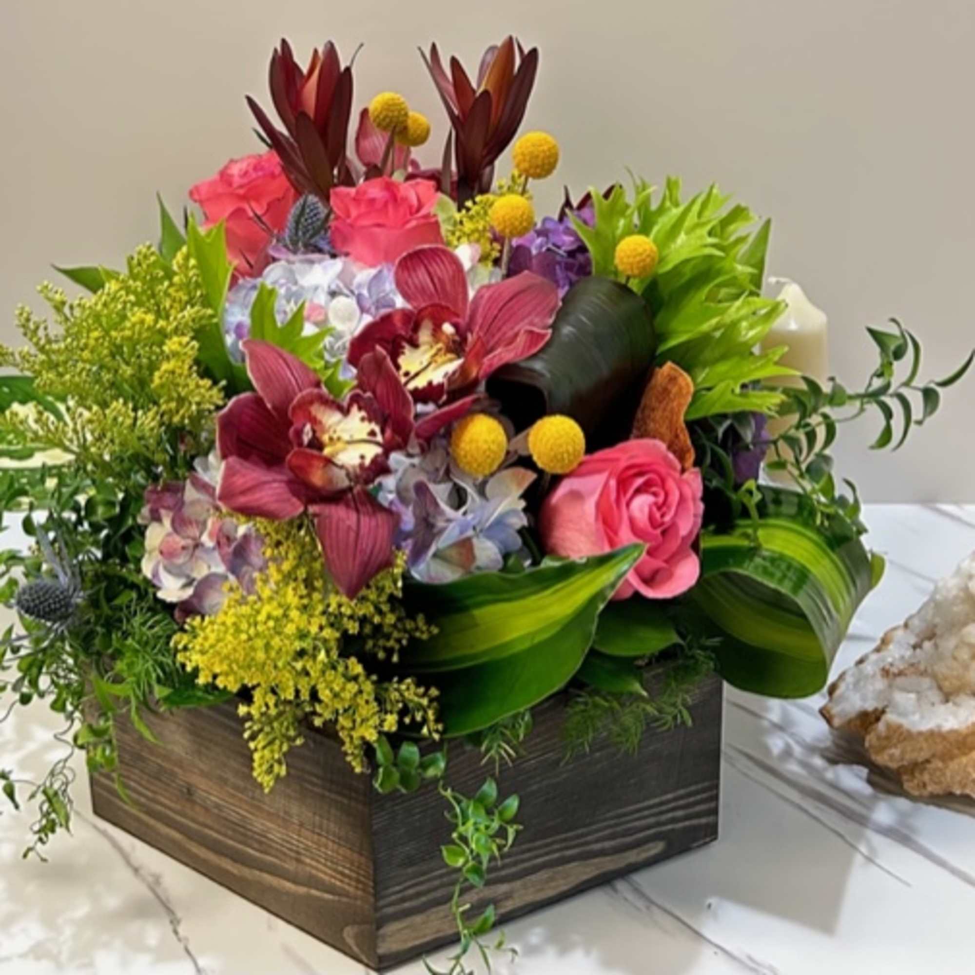 Celebrate with this Delightful large box, showcasing a Beautiful mix of various