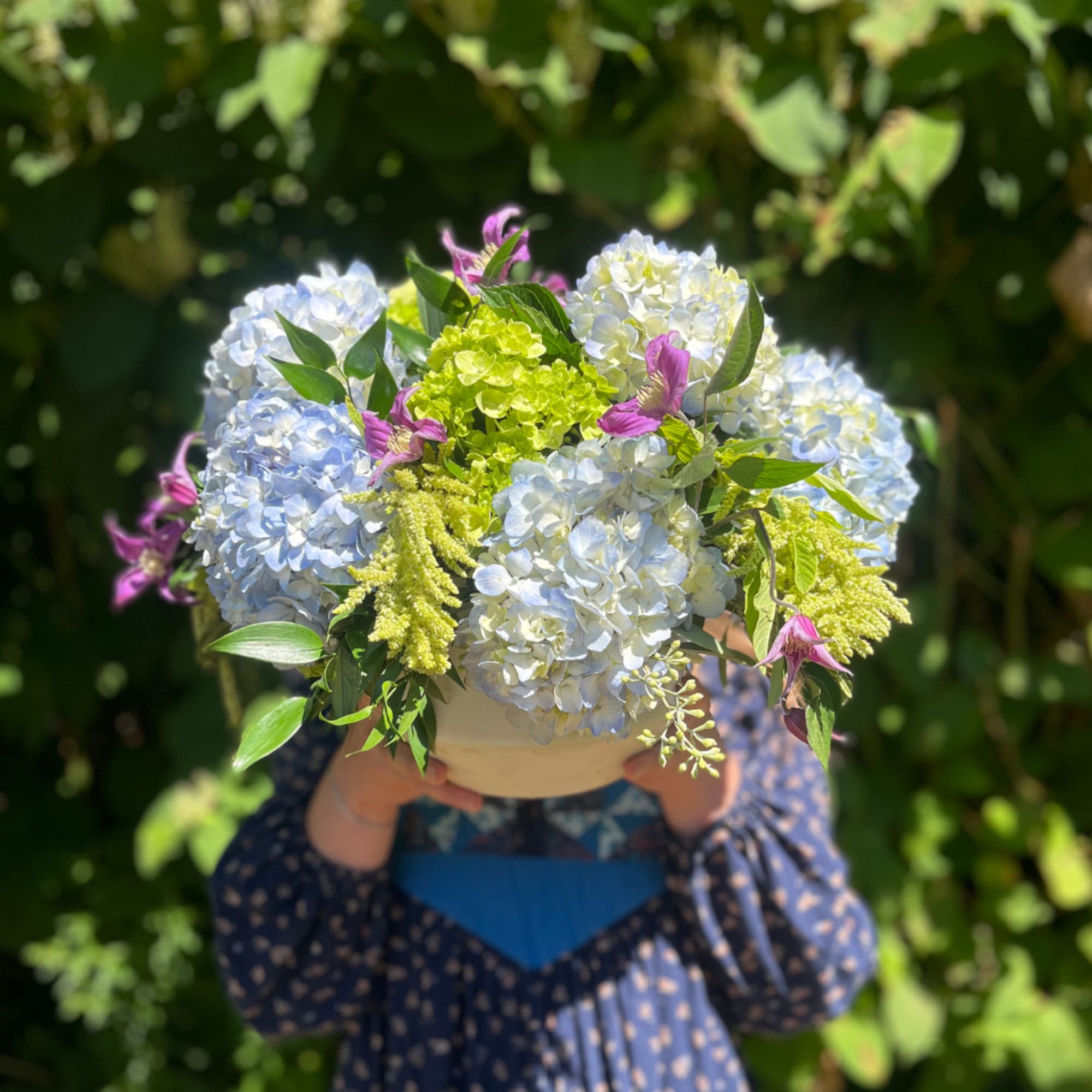 Cottage Grove is a low and lush bouquet artfully designed in a