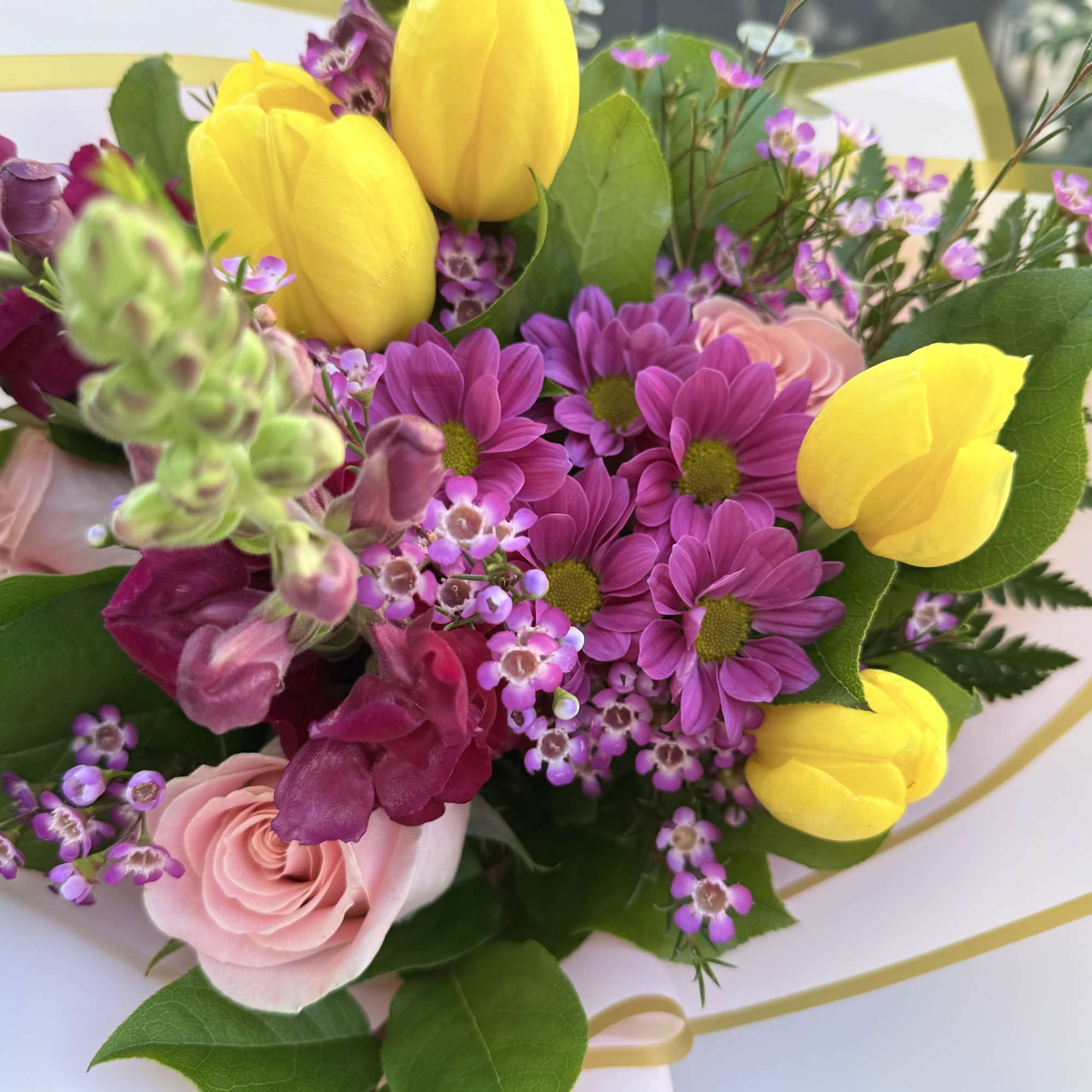 Brighten someone&rsquo;s day with this beautiful bouquet . This stunning flower design
