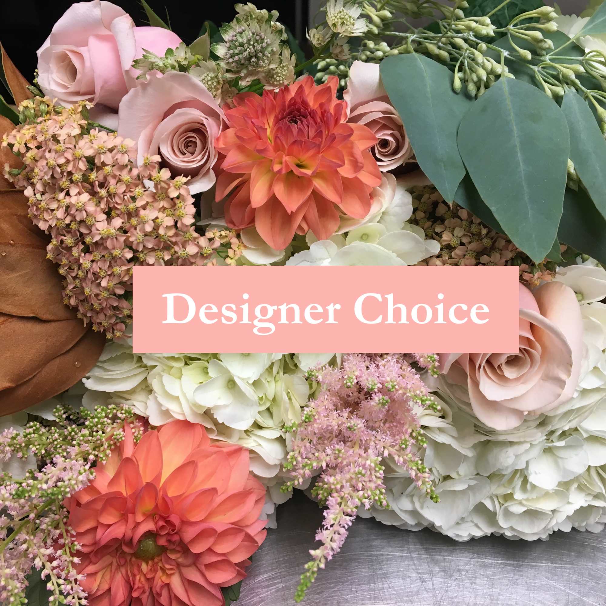 A lovely Designer collection prepared fresh on order implementing the freshest and