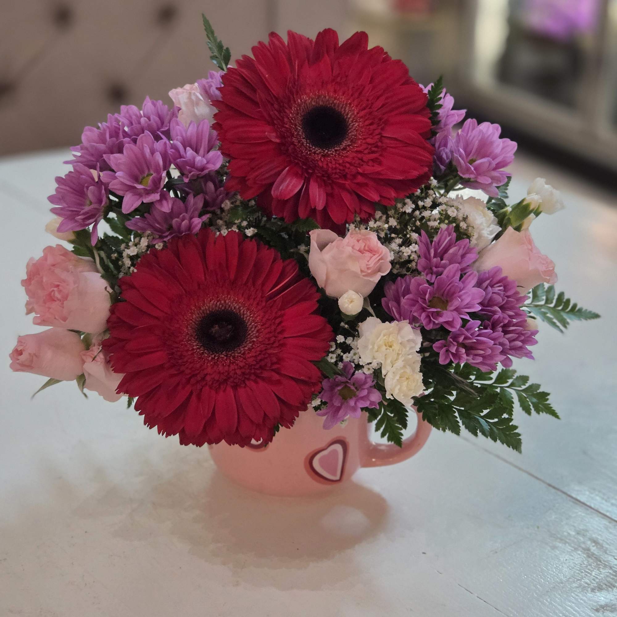 Perfect for desks, kitchens, and bedside tables, this compact arrangement delivers big