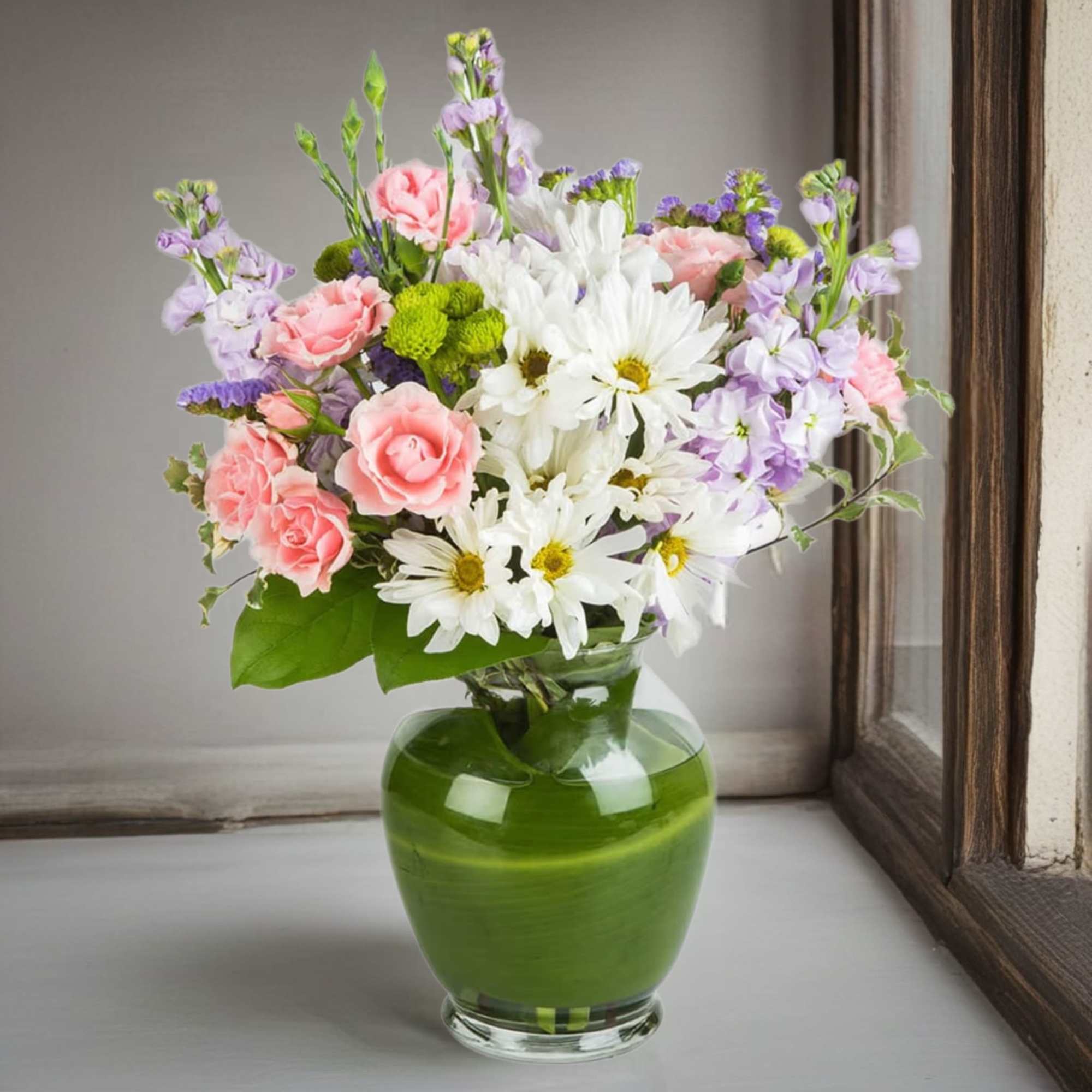 This spring bouquet is the perfect gift to freshen up any home