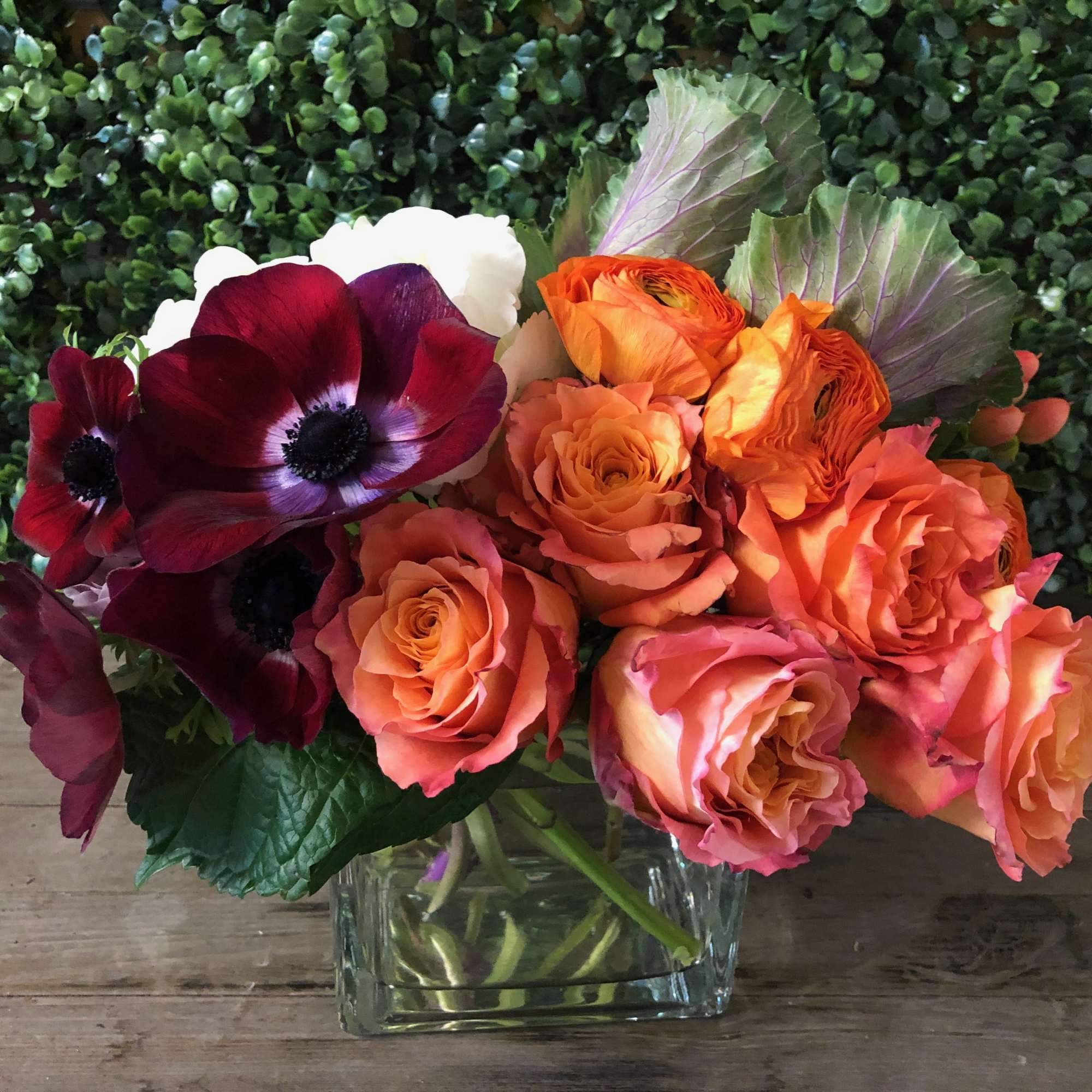 ***Color of Anemone will vary!****
We will use, pink, blue, purple or white.

This