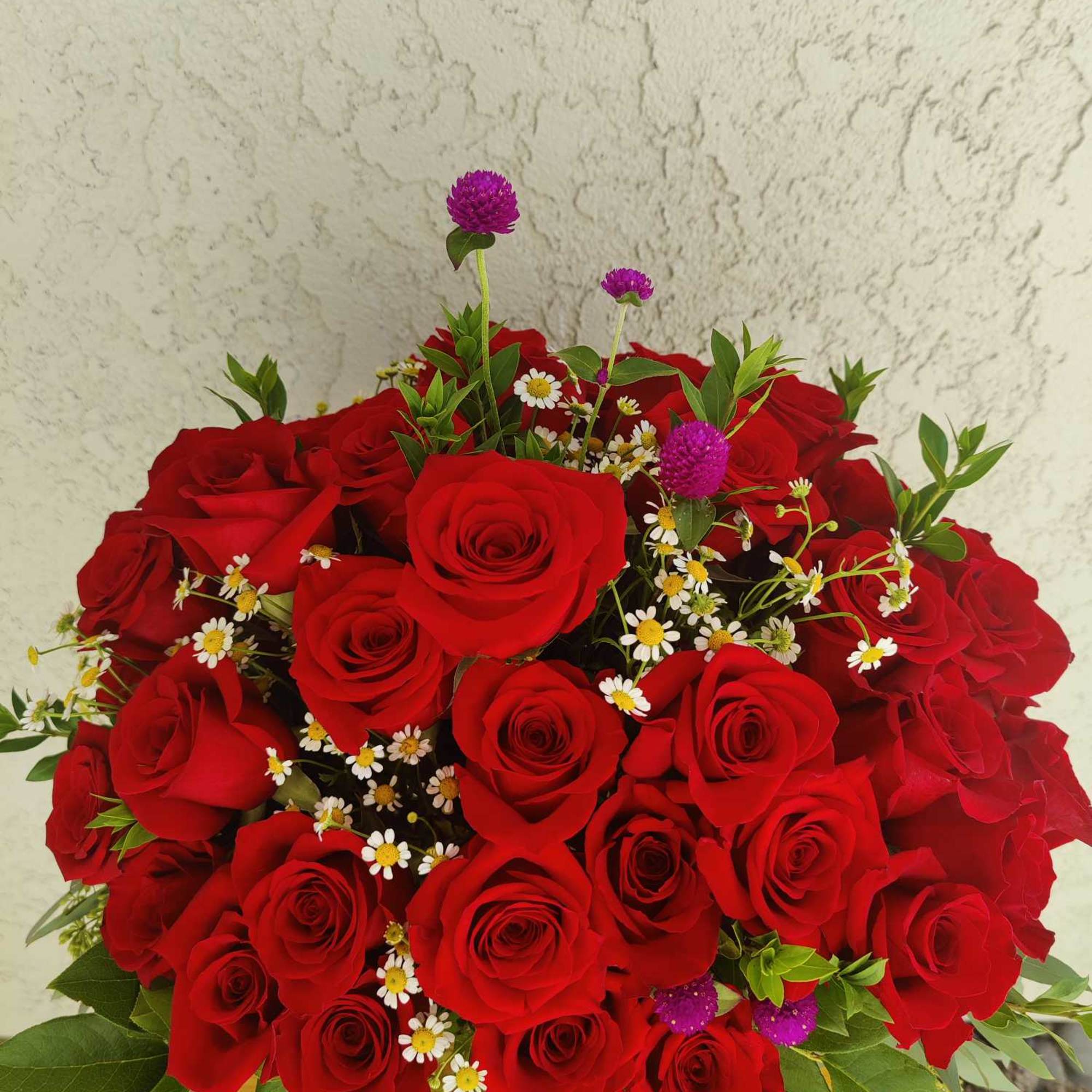 The perfect gift for a special moment.
4 Dozen of red roses from