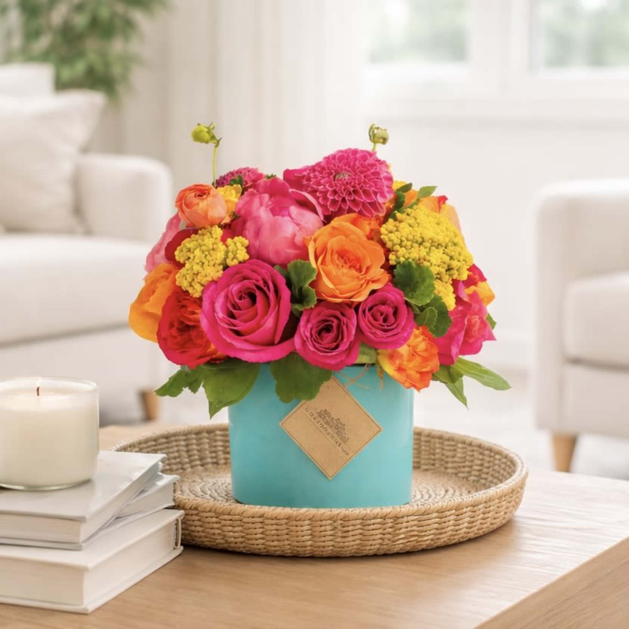 Summer Radiance Arrangement
Bring sunshine indoors with our Summer Radiance Arrangement by My