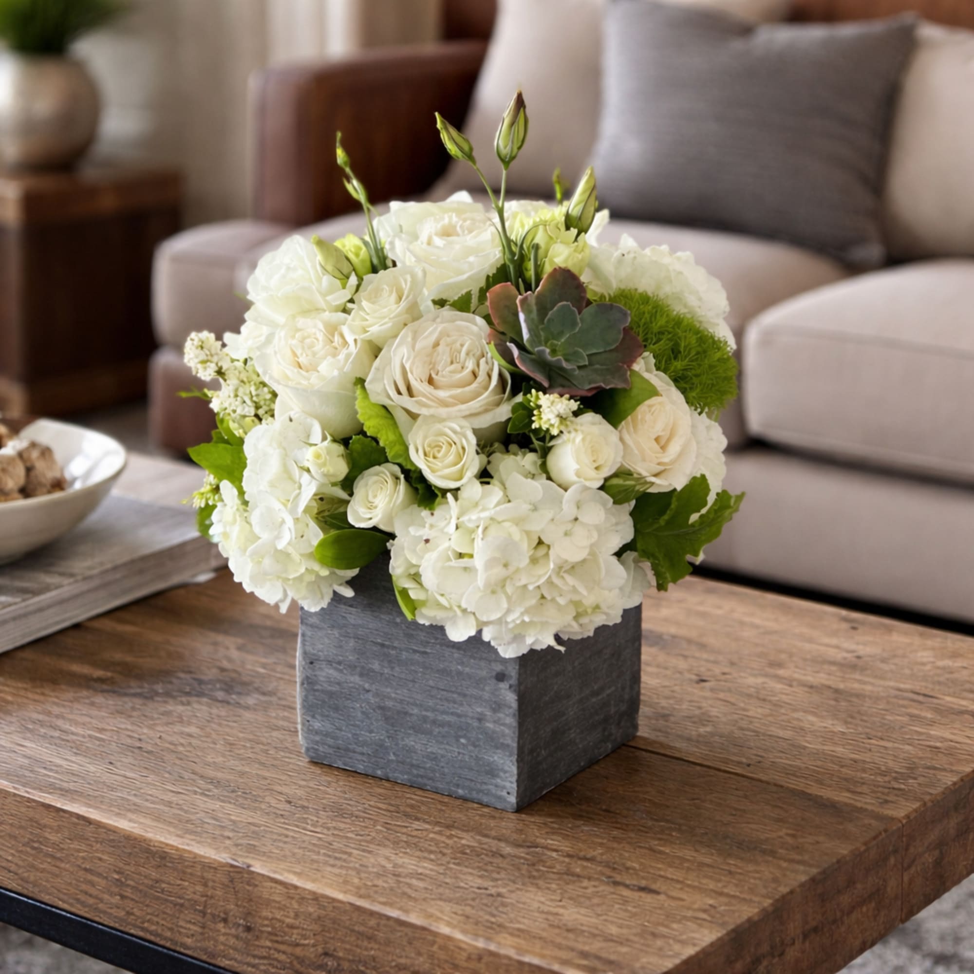 Introducing the Serenity Bouquet &mdash; a unique, rustic-elegant arrangement with blooms that