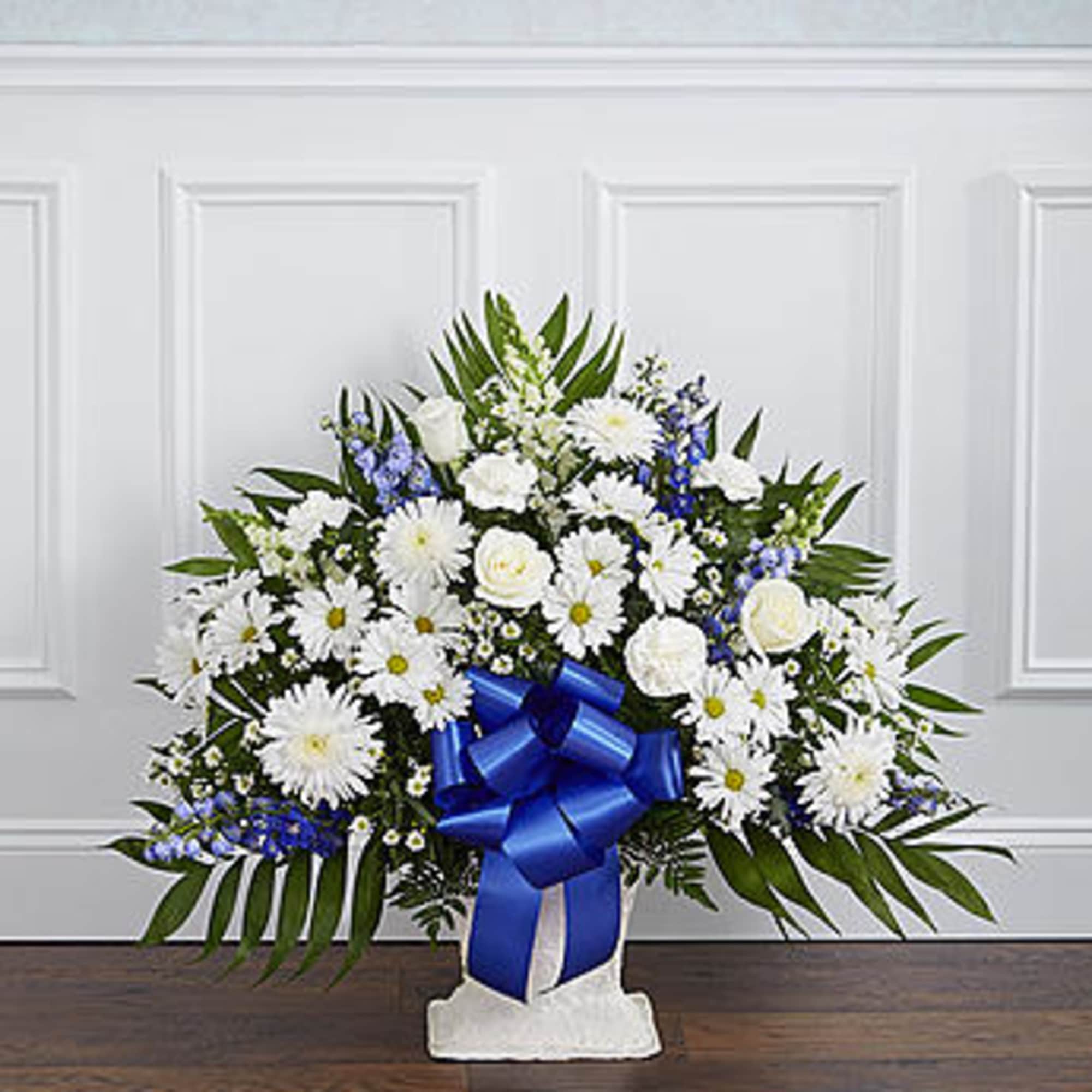 Product ID: 91208


Our elegant floor basket arrangement is a heartfelt way to