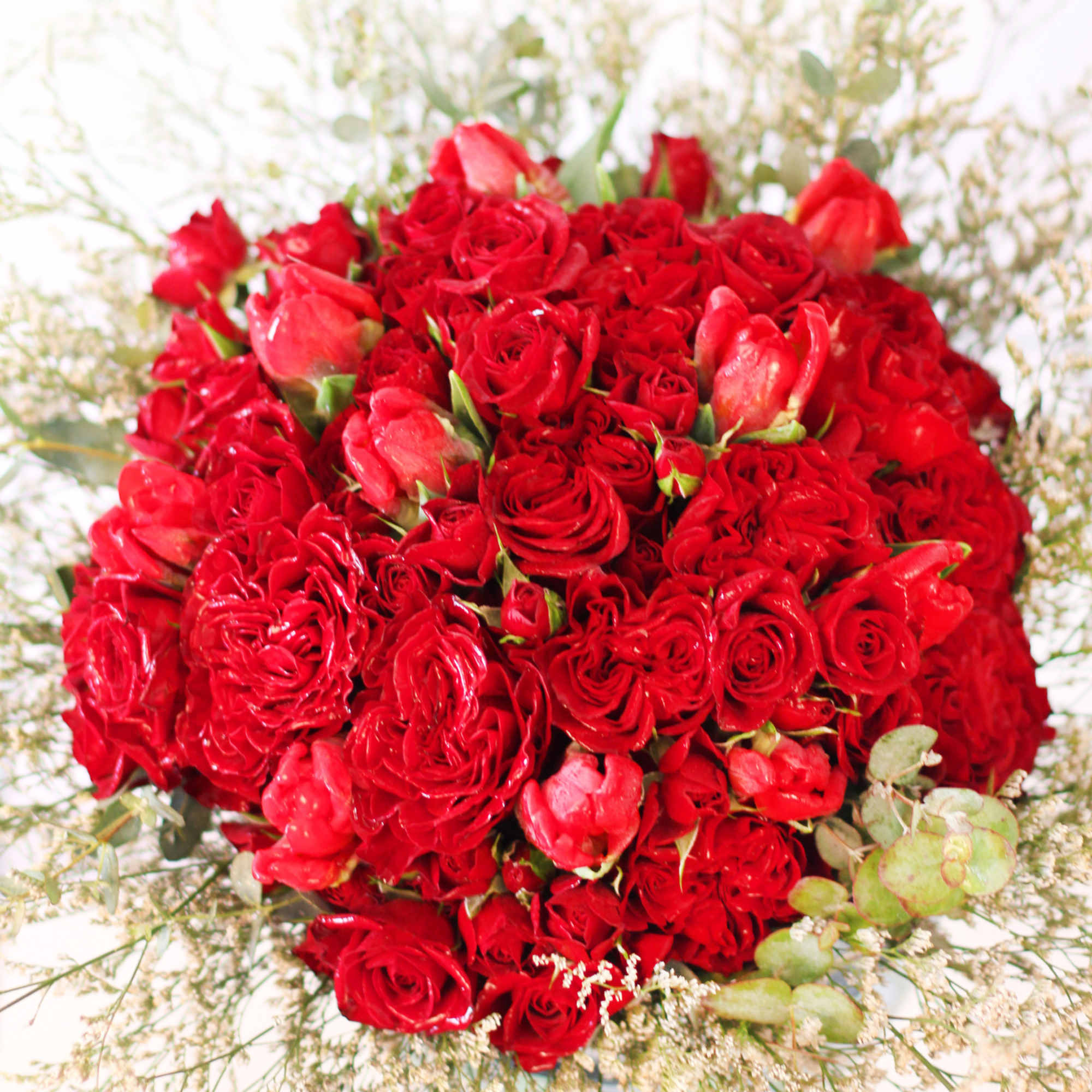 This French bouquet is the timeless, traditional, classic style for the one