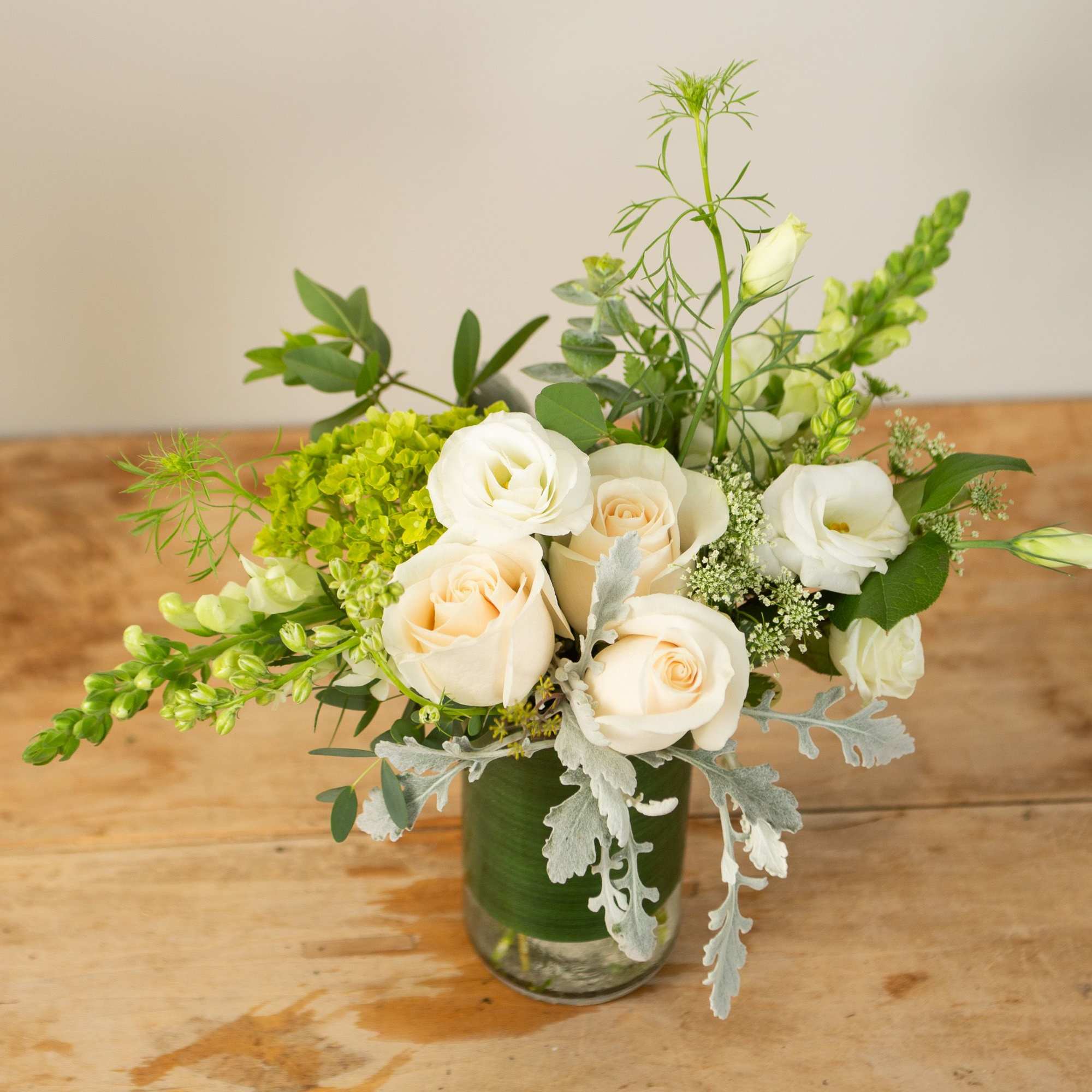 Whites and greens will always be chic  - and this collection