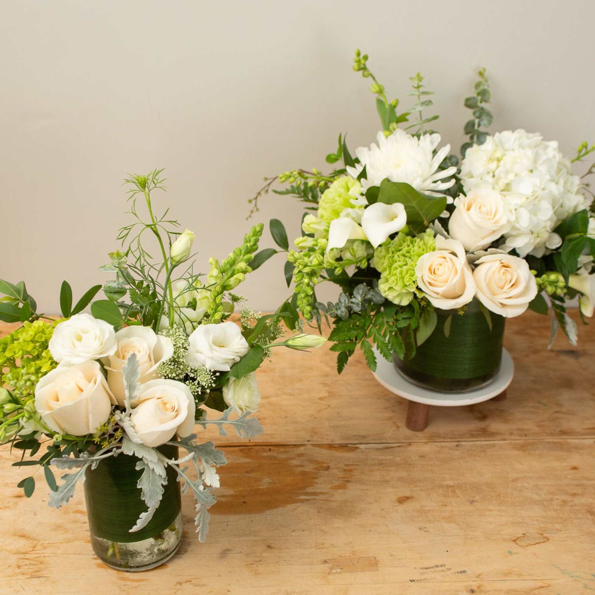 Whites and greens will always be chic  - and this collection