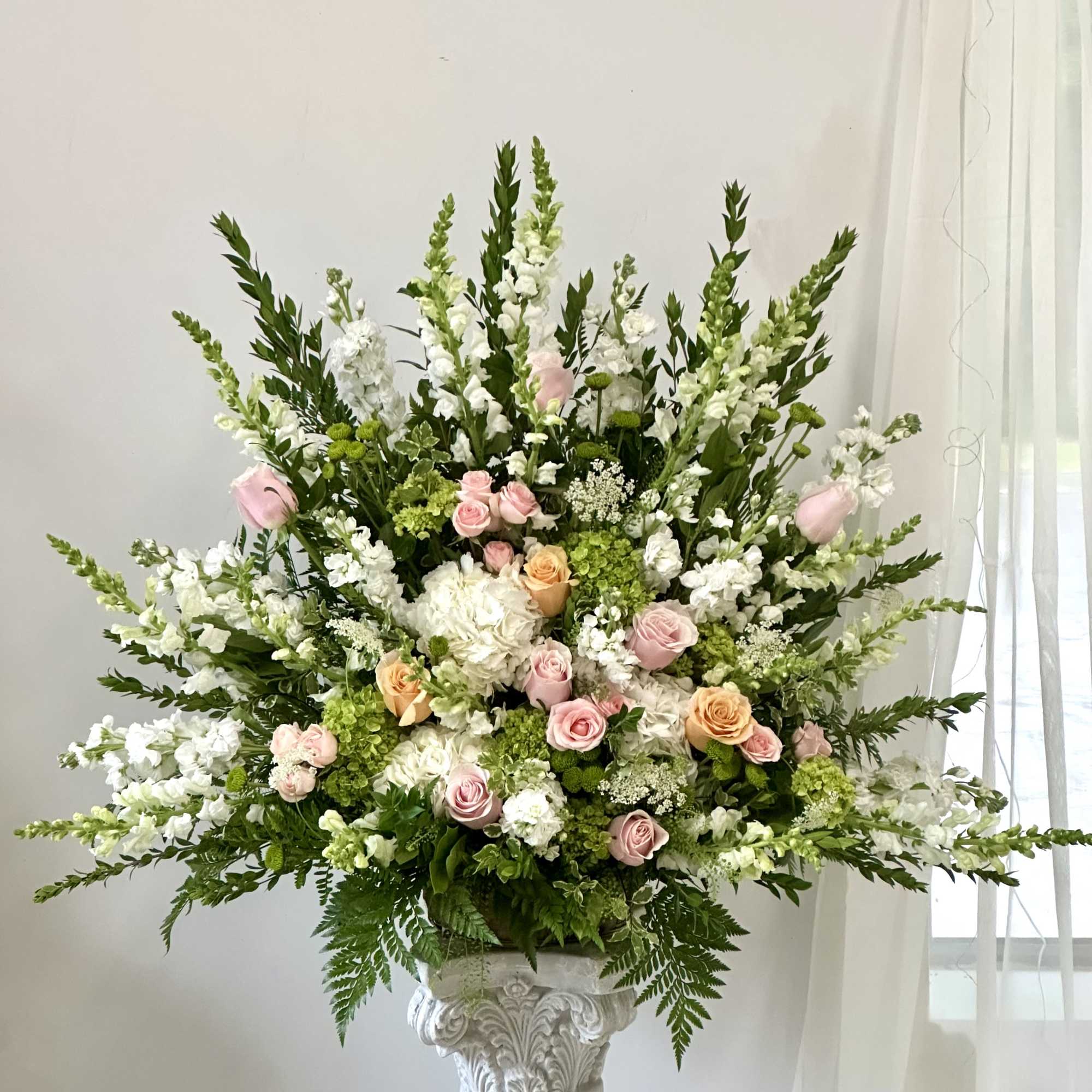 The Tranquil Thoughts Basket by Westford Florist Art by Veny offers a