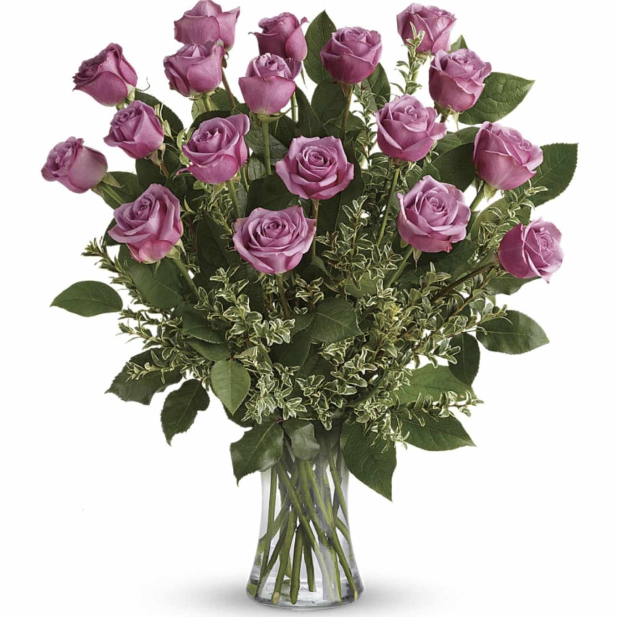 Standard includes 1 Dozen Lavender Roses

Local Same Day &amp; Express Flower Delivery

This