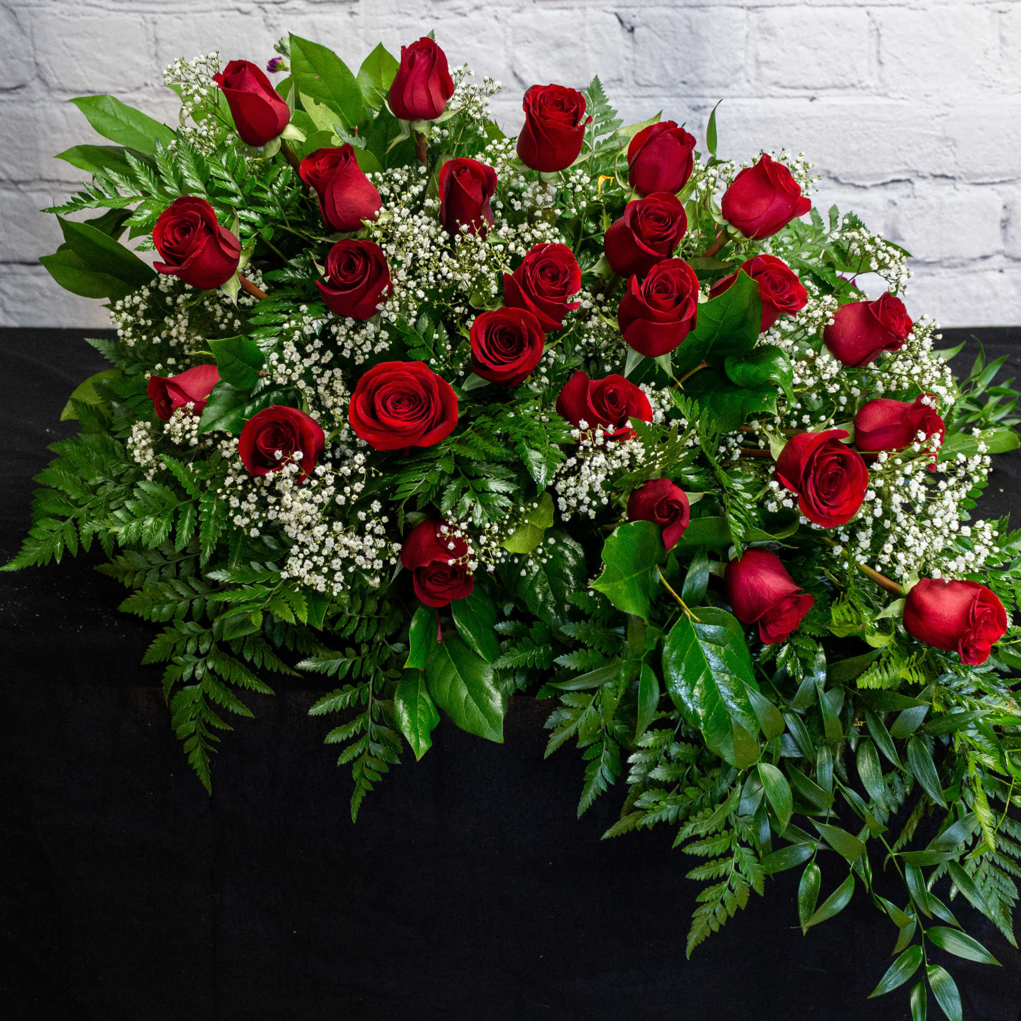 This is a stunning option for a funeral service or church. This