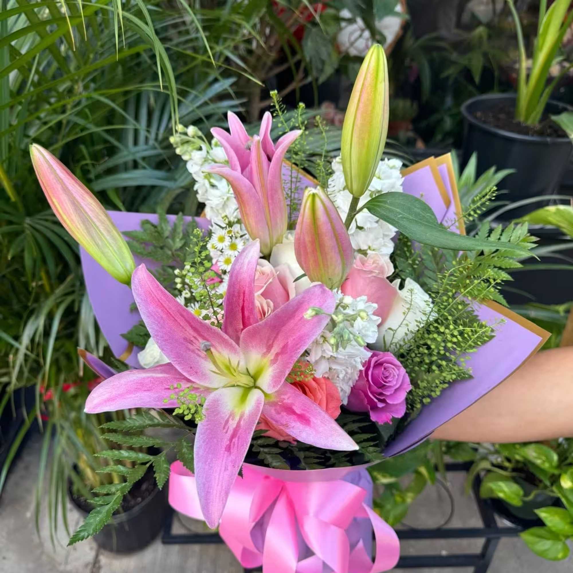 The "Beauty Bouquet" is an exquisite floral composition that stands out for