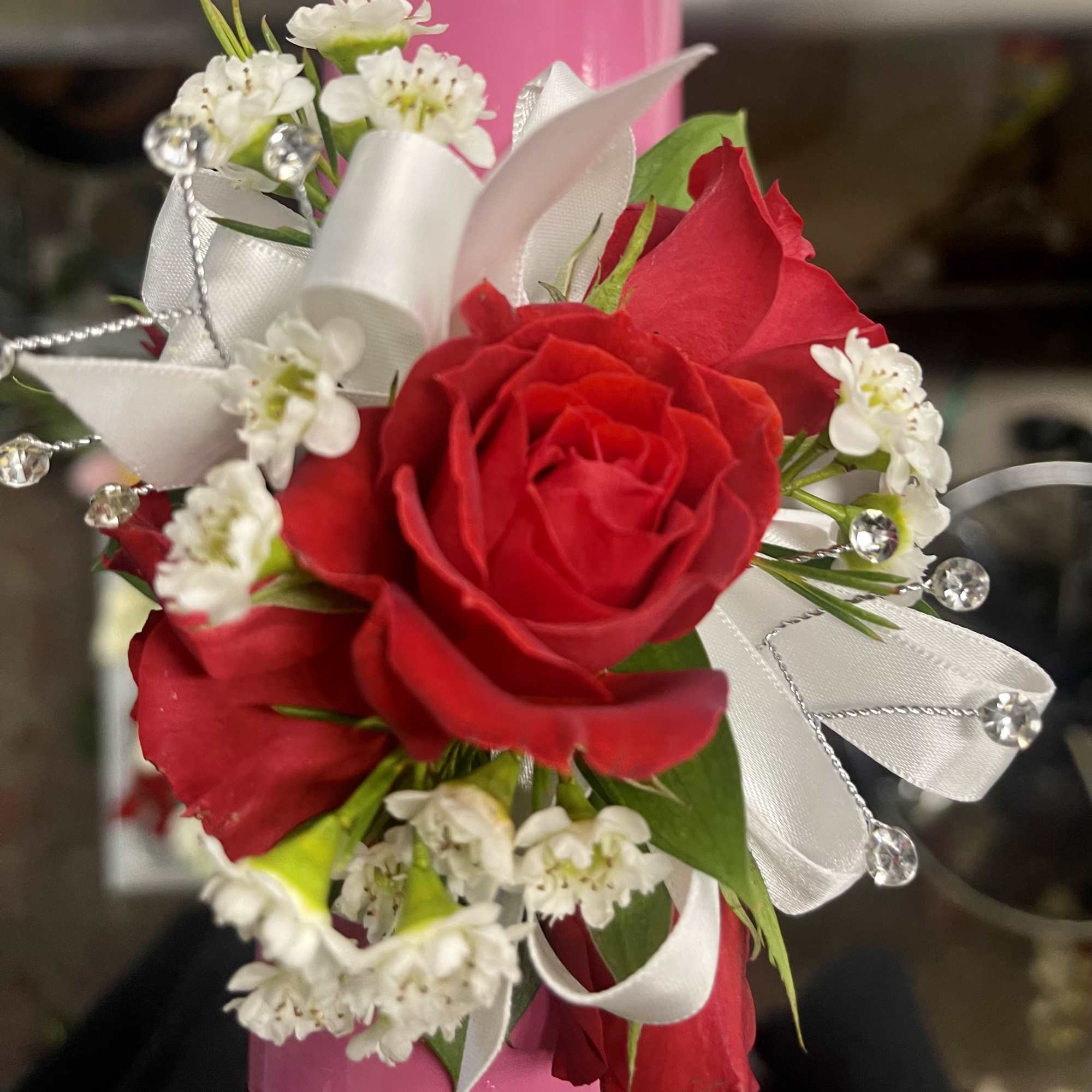 A custom slap-on prom wristlet is the perfect mix of style and