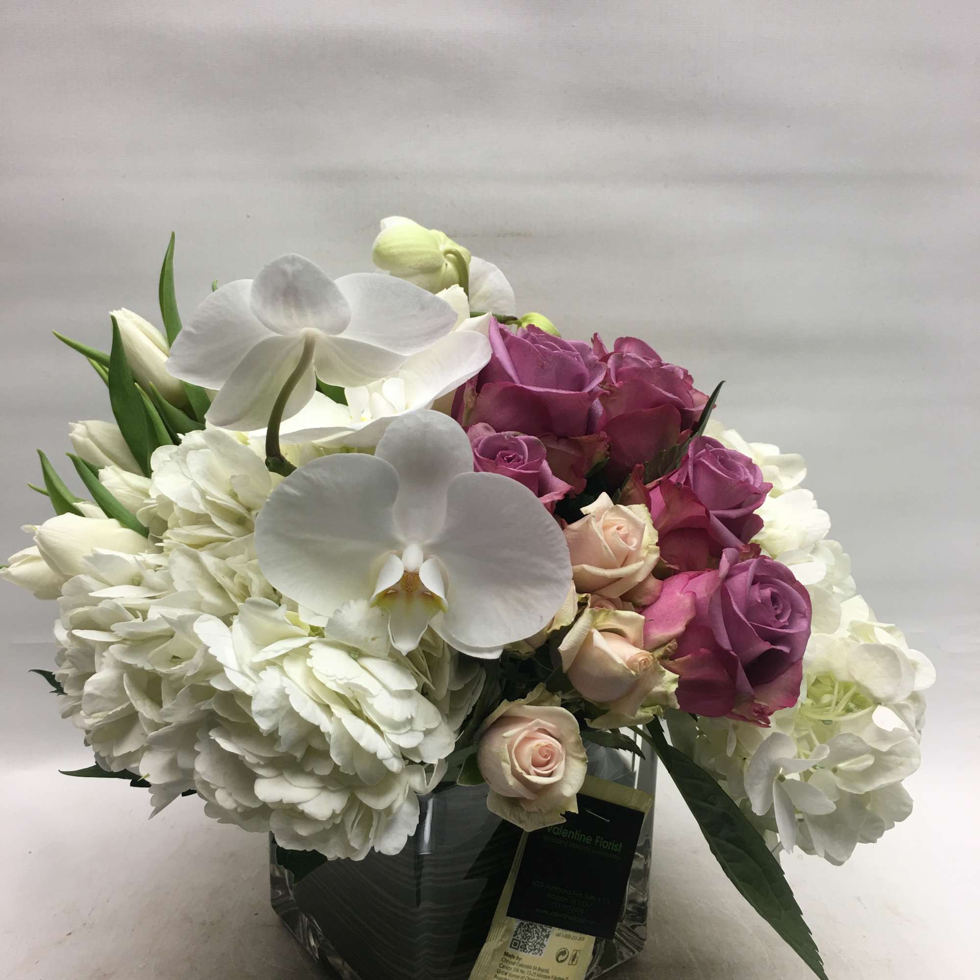 Our most popular arrangement! Pop of Lavender by BloomNation&trade; is the perfect