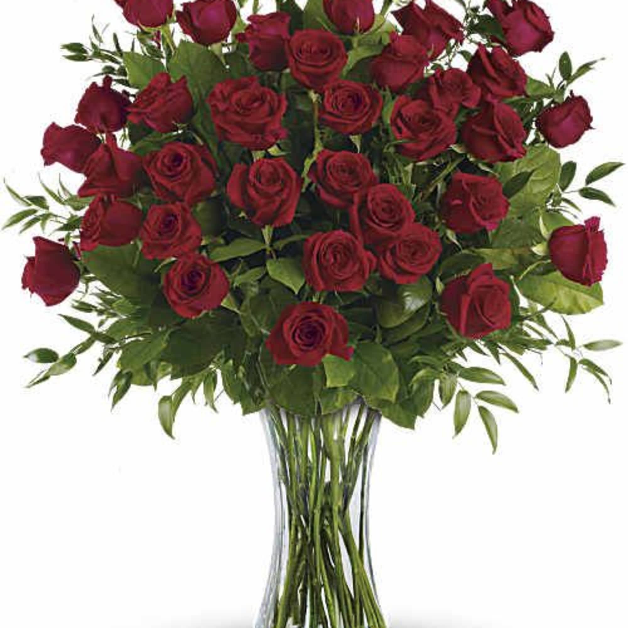 Go big with your love. Send the most extravagant 3 dozen red