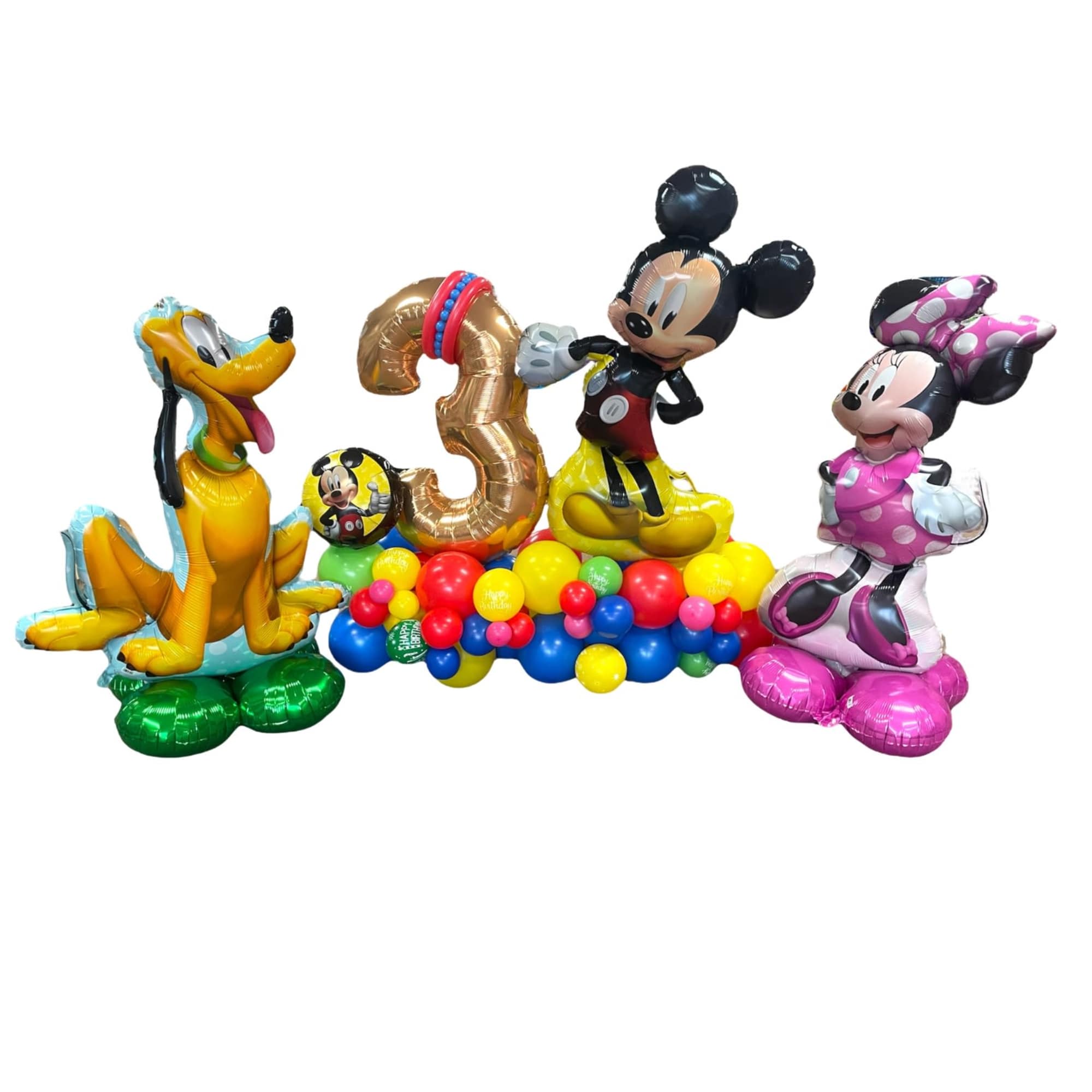 Deluxe option is for a double number stack, Standard option is for