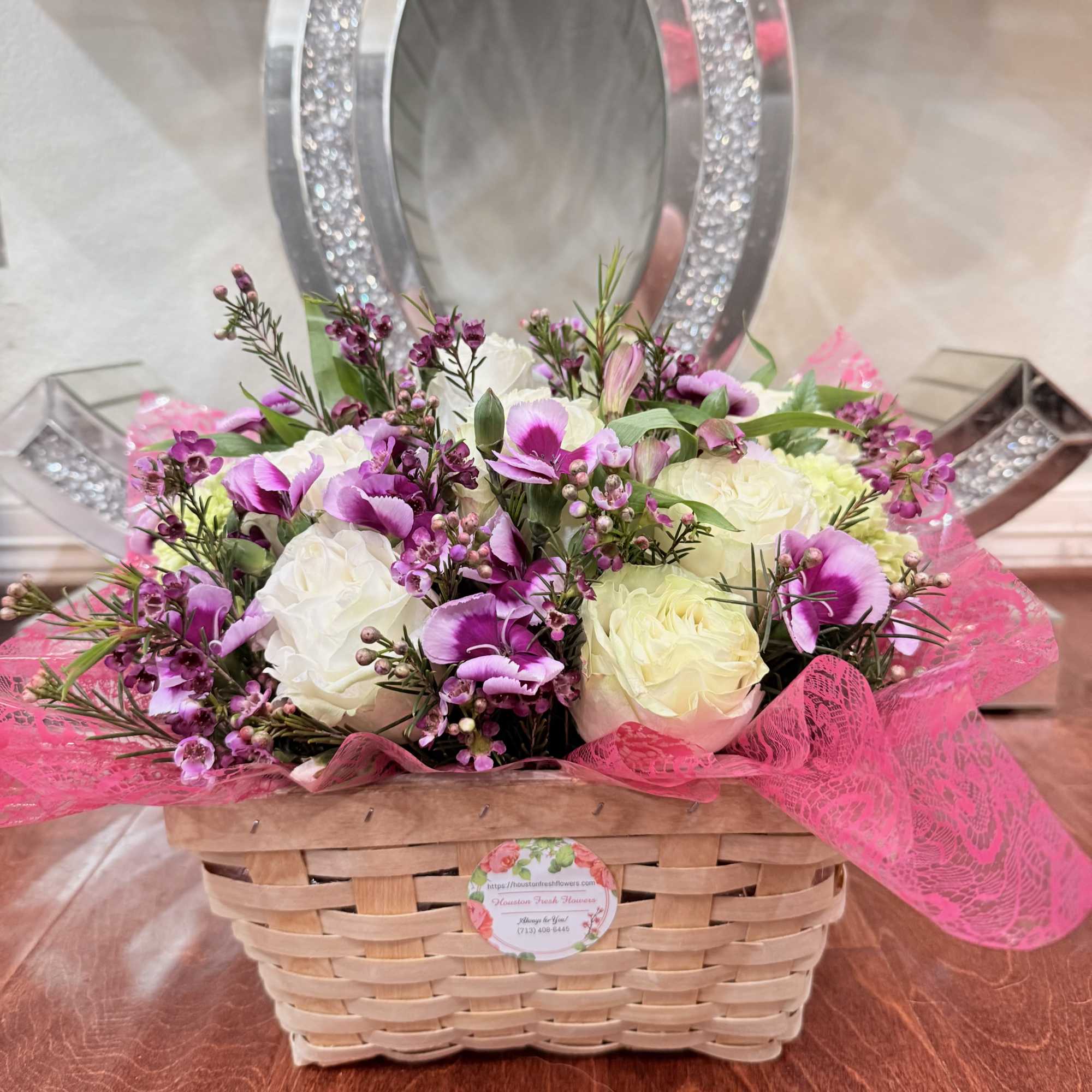 When the breeze is warm and the flowers are blooming send Basket