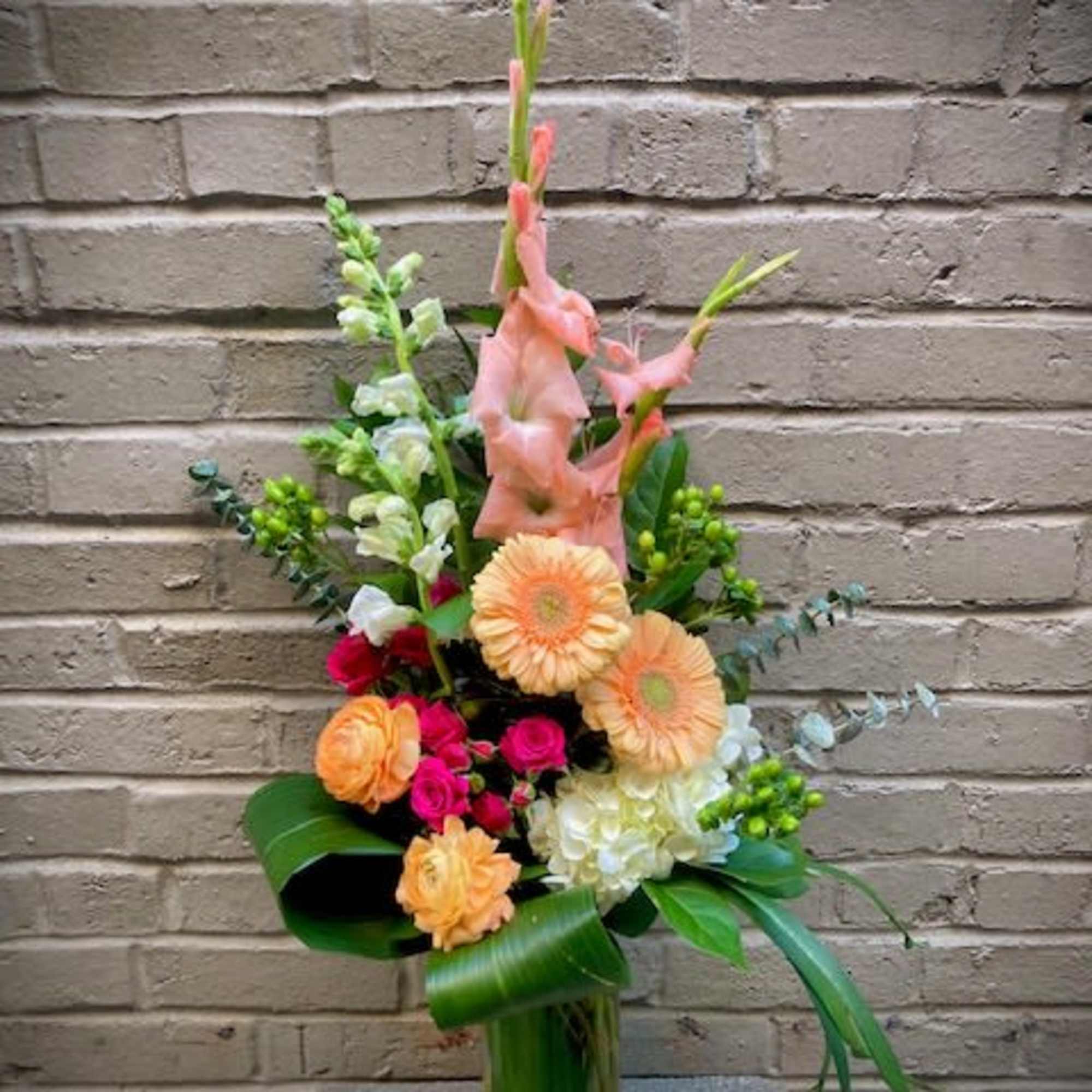 Modern Romance is a beautiful and unique design in colors of peach