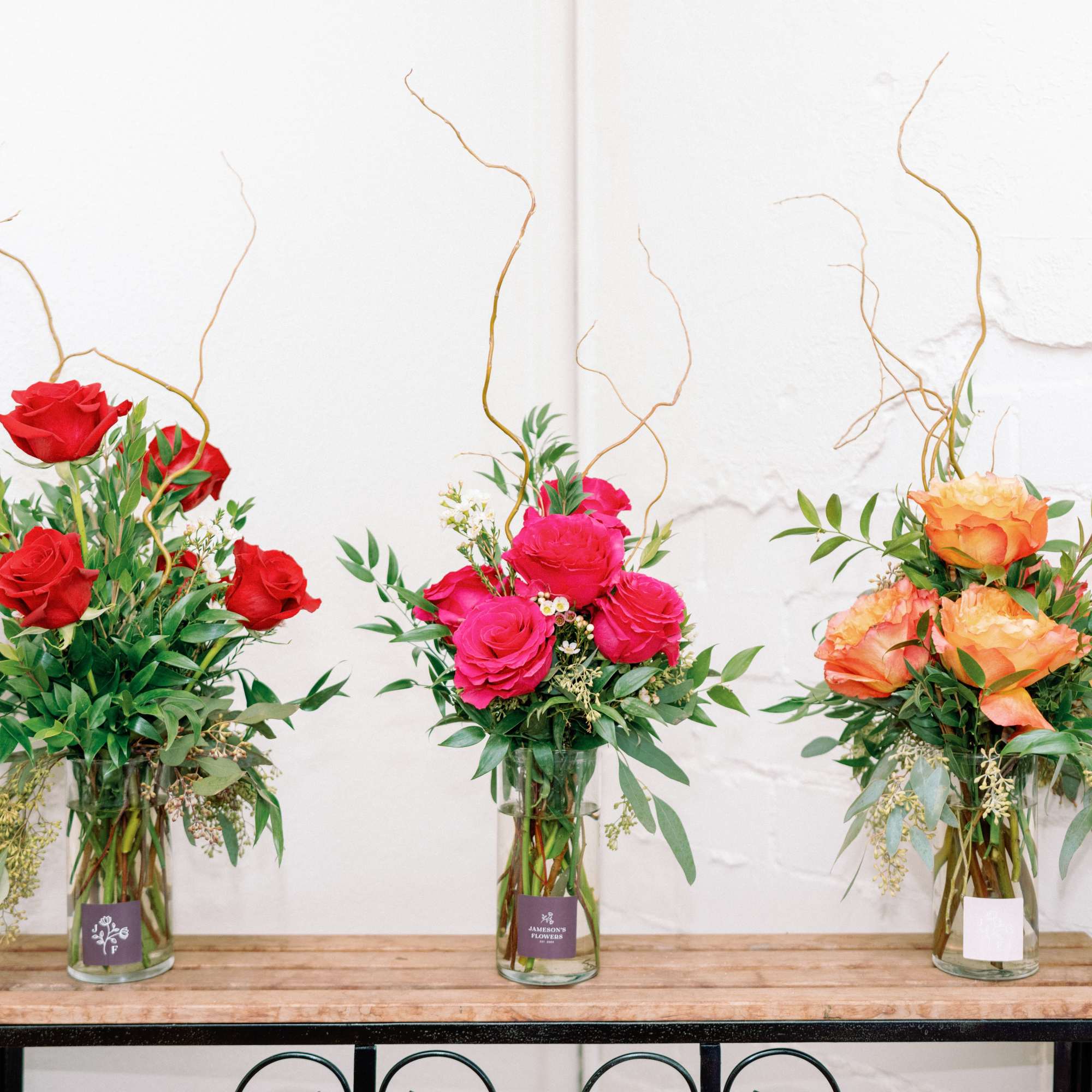 The Traditional Rose arrangement we all know and love! Not your color