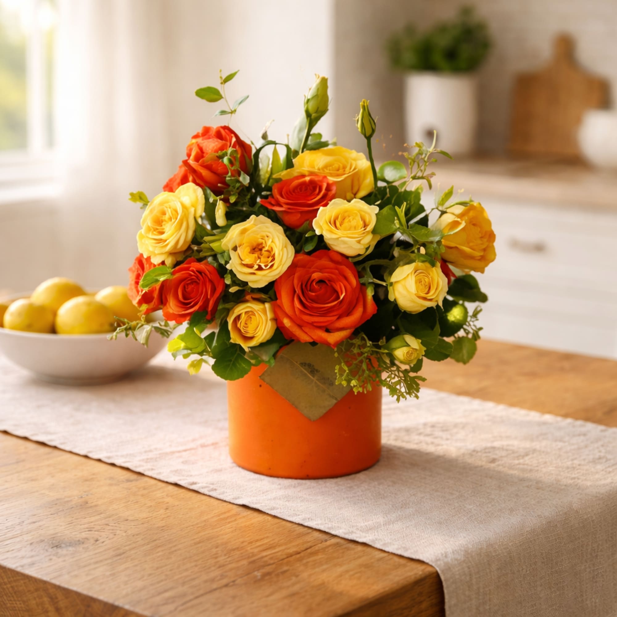 Amber Arrangement &ndash; Bold &amp; Cheerful Florals in Warm Hues

Brighten any space