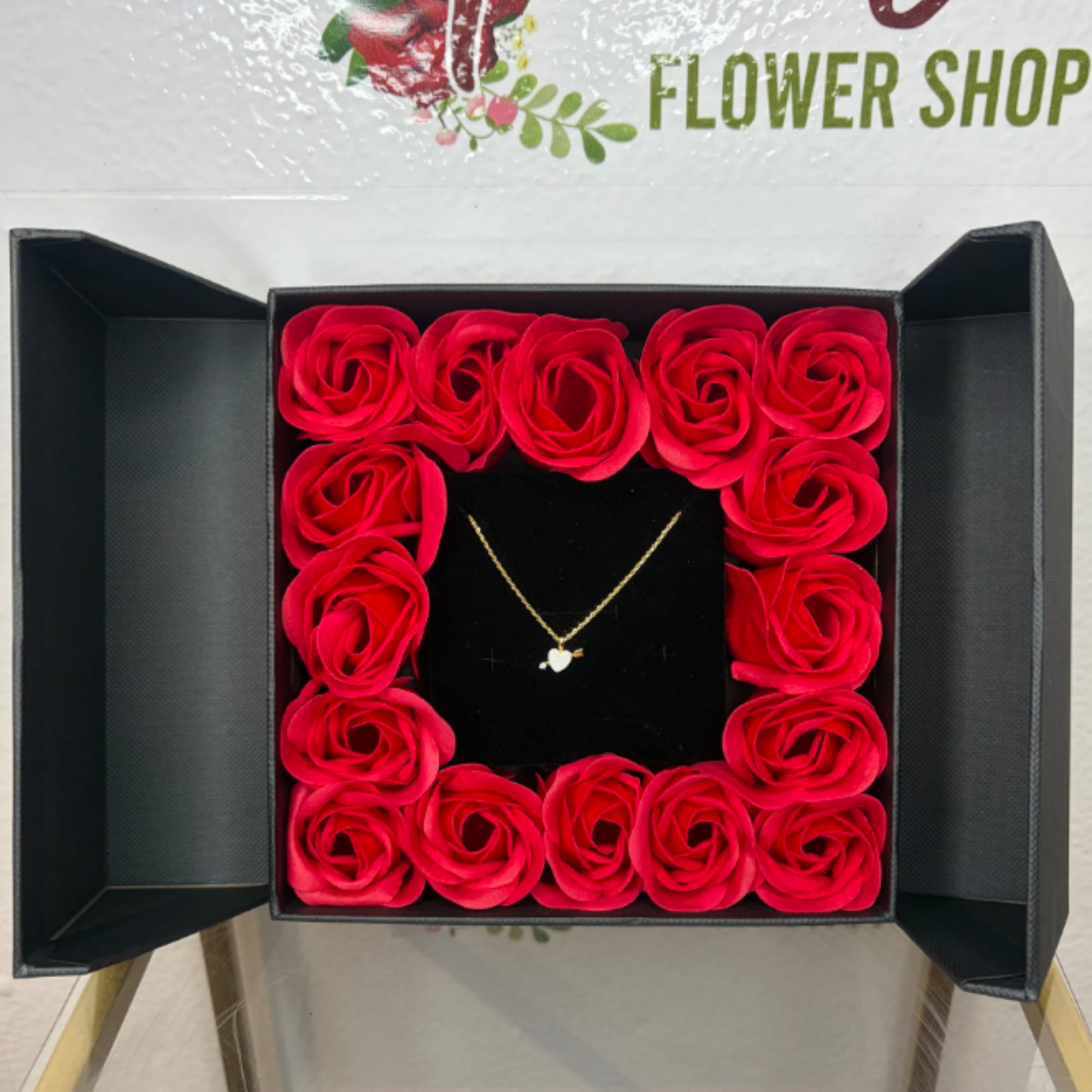 A romantic gift that feels like opening a little treasure chest. This