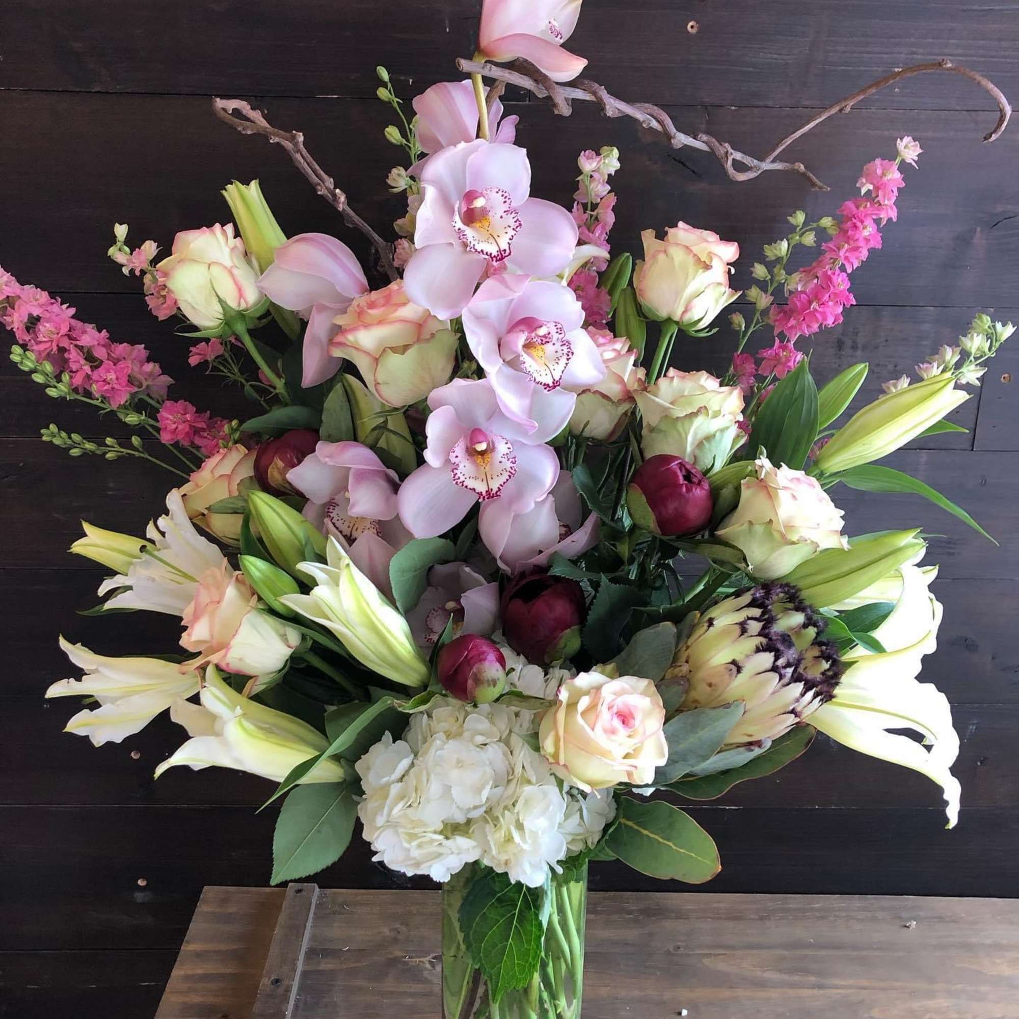 This 32 inch tall design is sure to get her attention. It