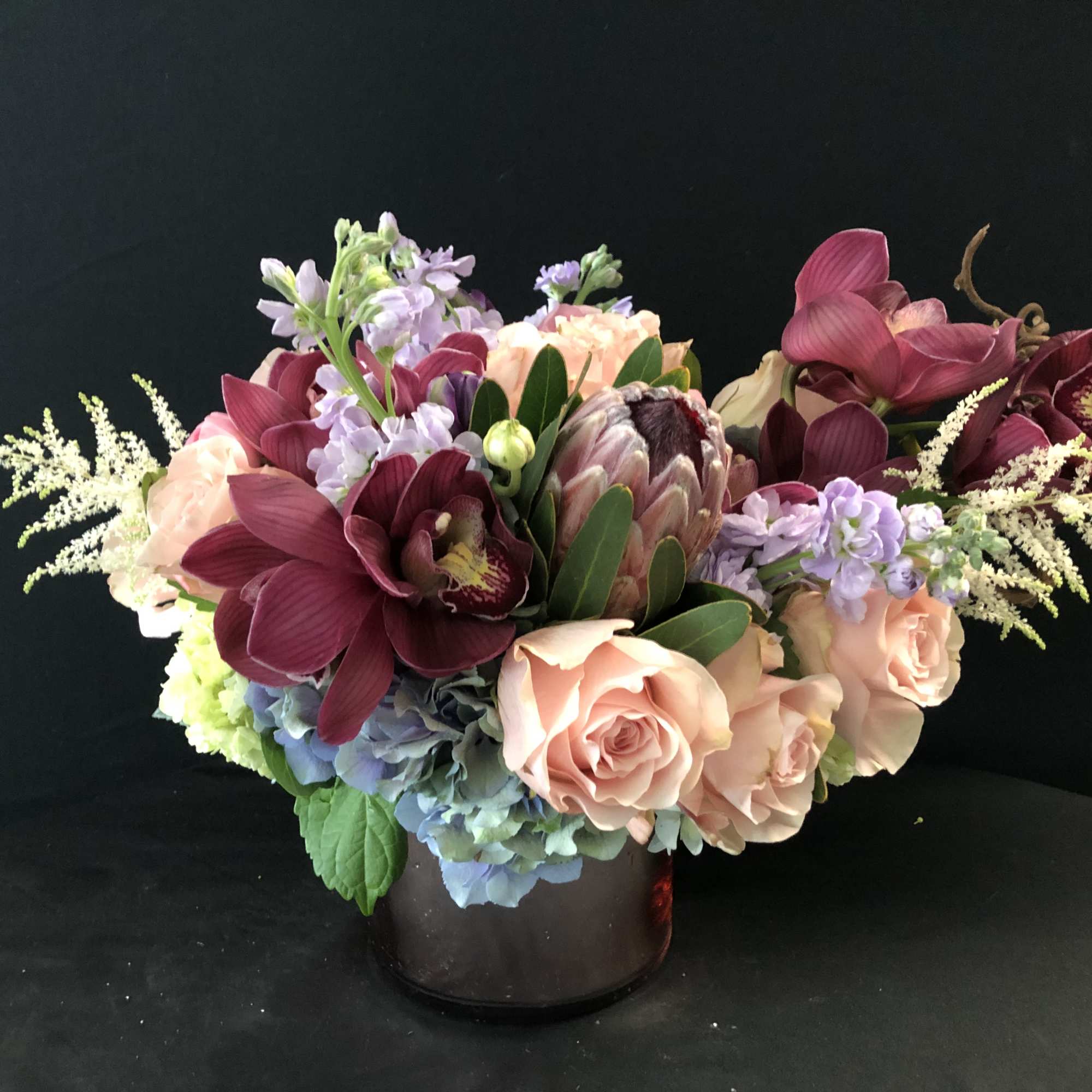 ***No specific delivery time available***
This beautiful colorful design will make her day!