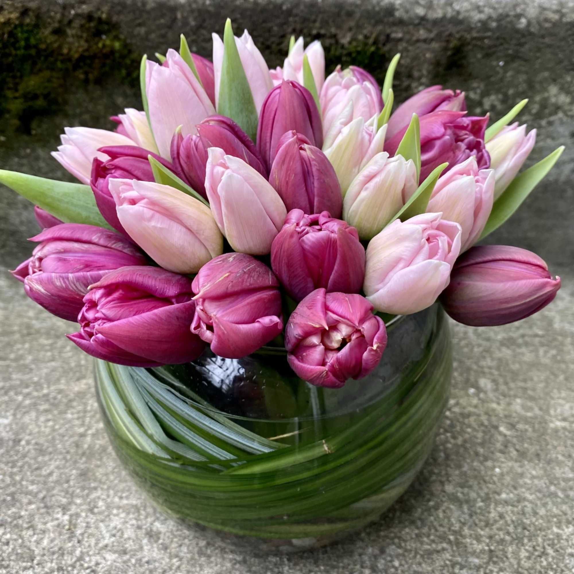 Our Tulip Bowl is a refined celebration of spring, designed to highlight
