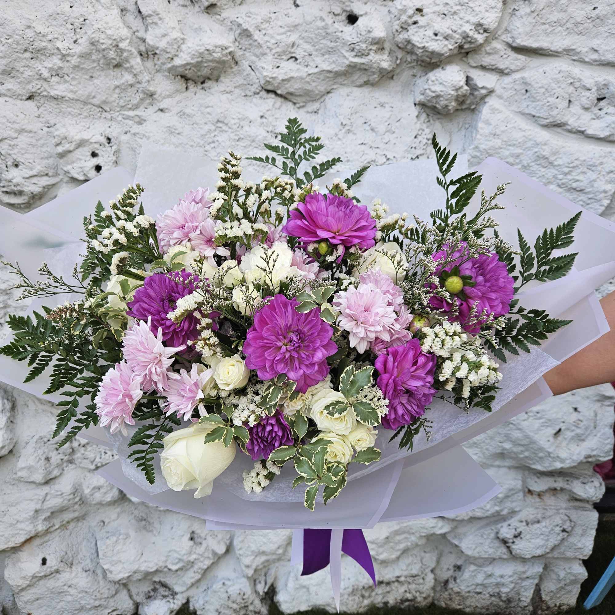Drift into a world of enchantment with our Purple Haze Bouquet -