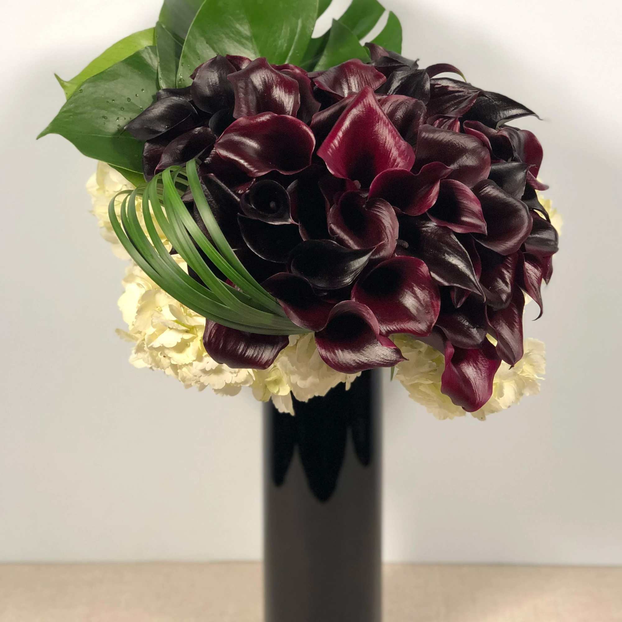 A stunning and ultra chic arrangement that truly highlights the beauty of