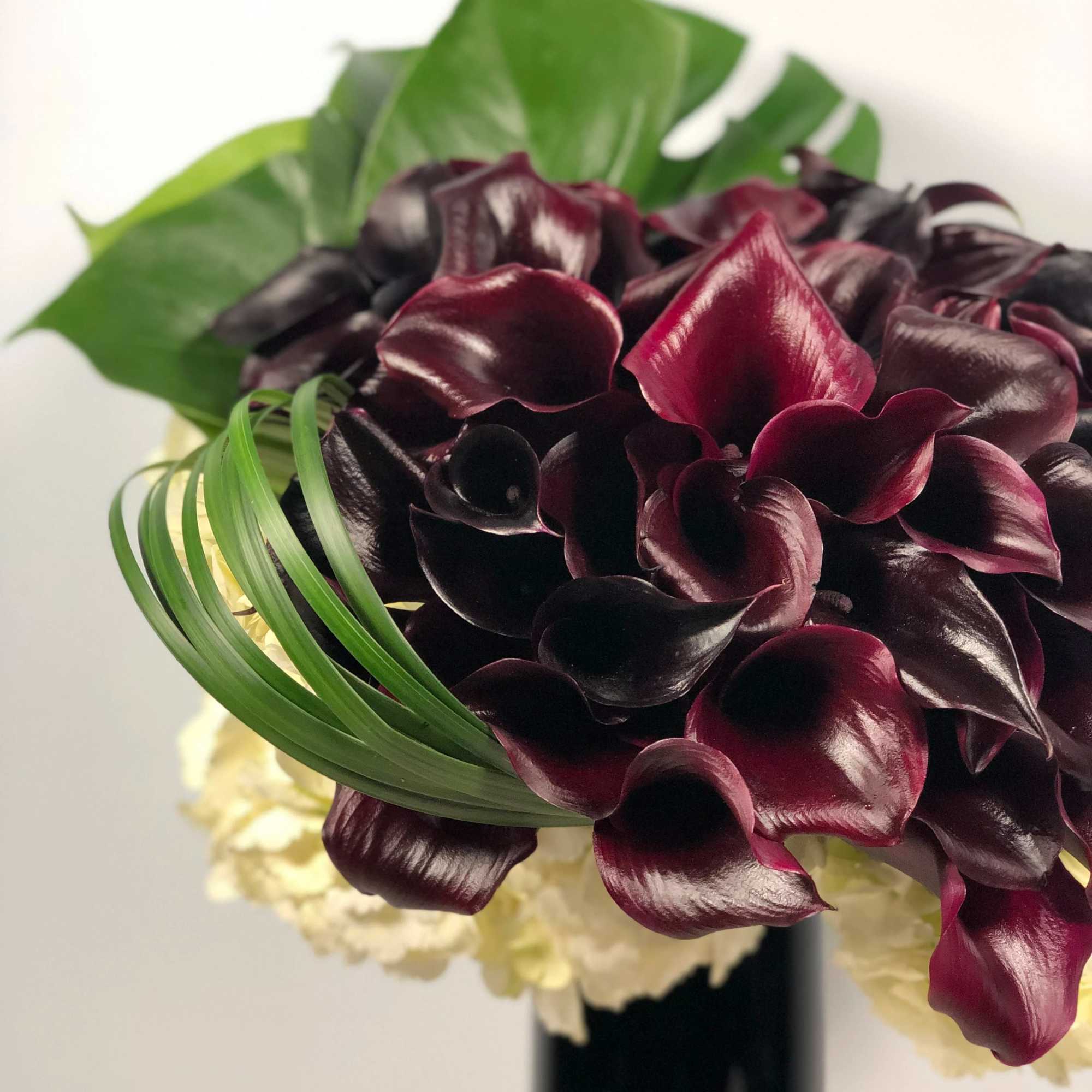 A stunning and ultra chic arrangement that truly highlights the beauty of
