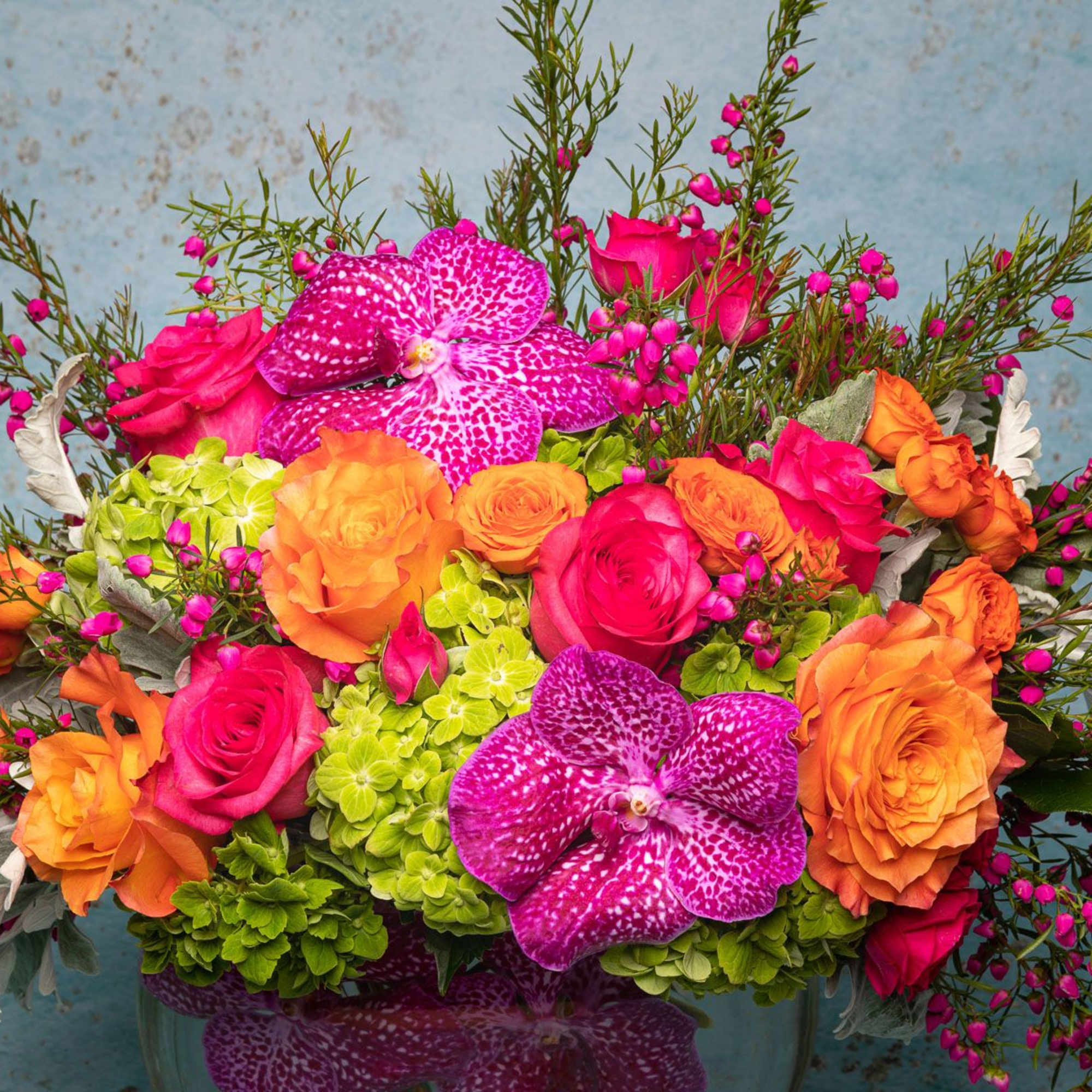 Our Top selling Summer arrangement "Maui Sunset" will be sure to add