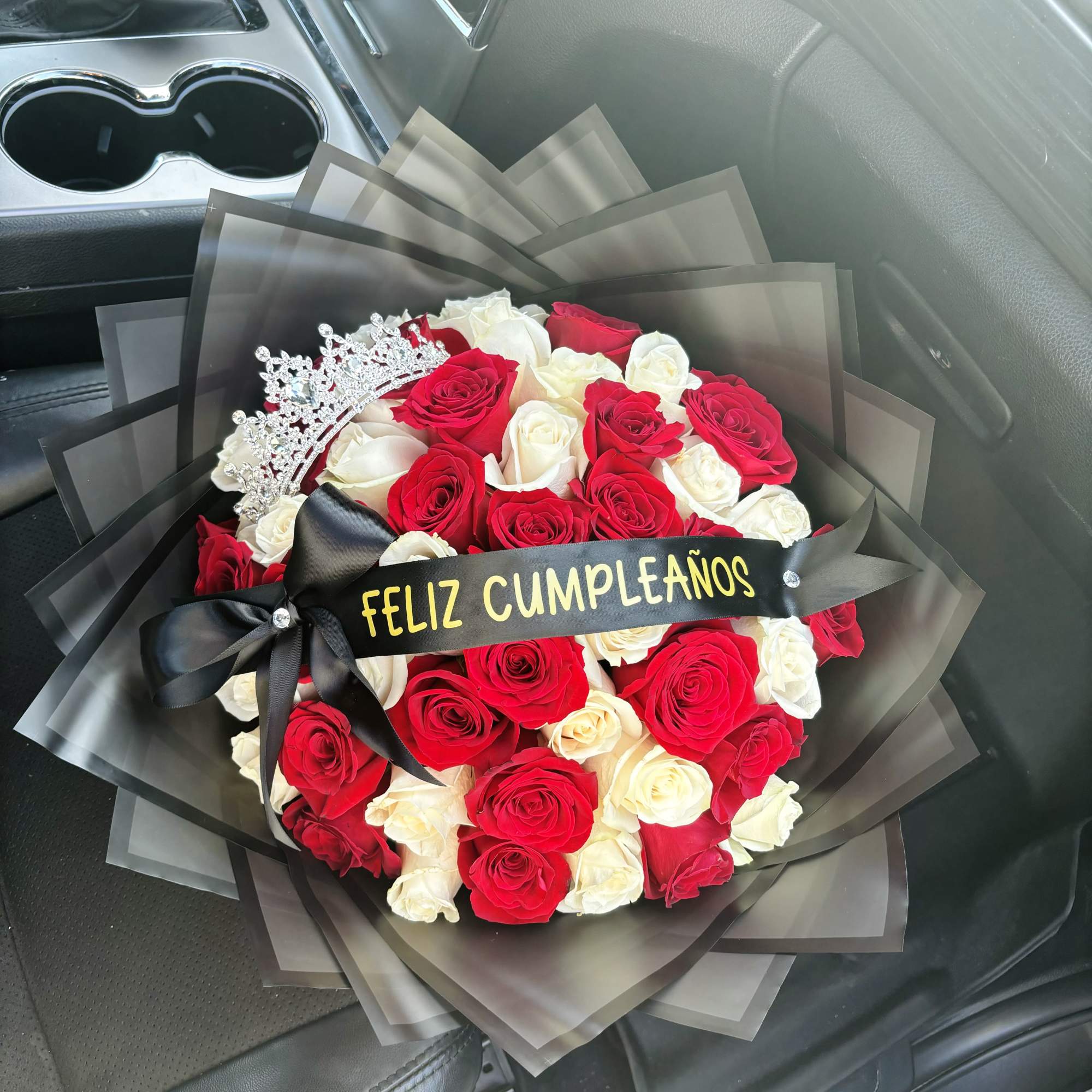 Pink a Crown, pick a ribbon message or put in custom in